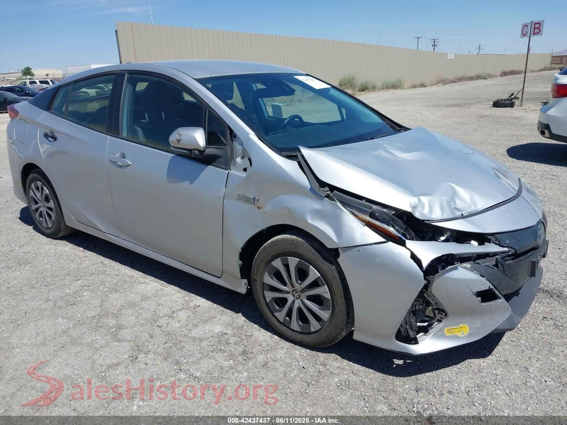 2022 TOYOTA PRIUS PRIME — VIN JTDKAMFP2N3214169