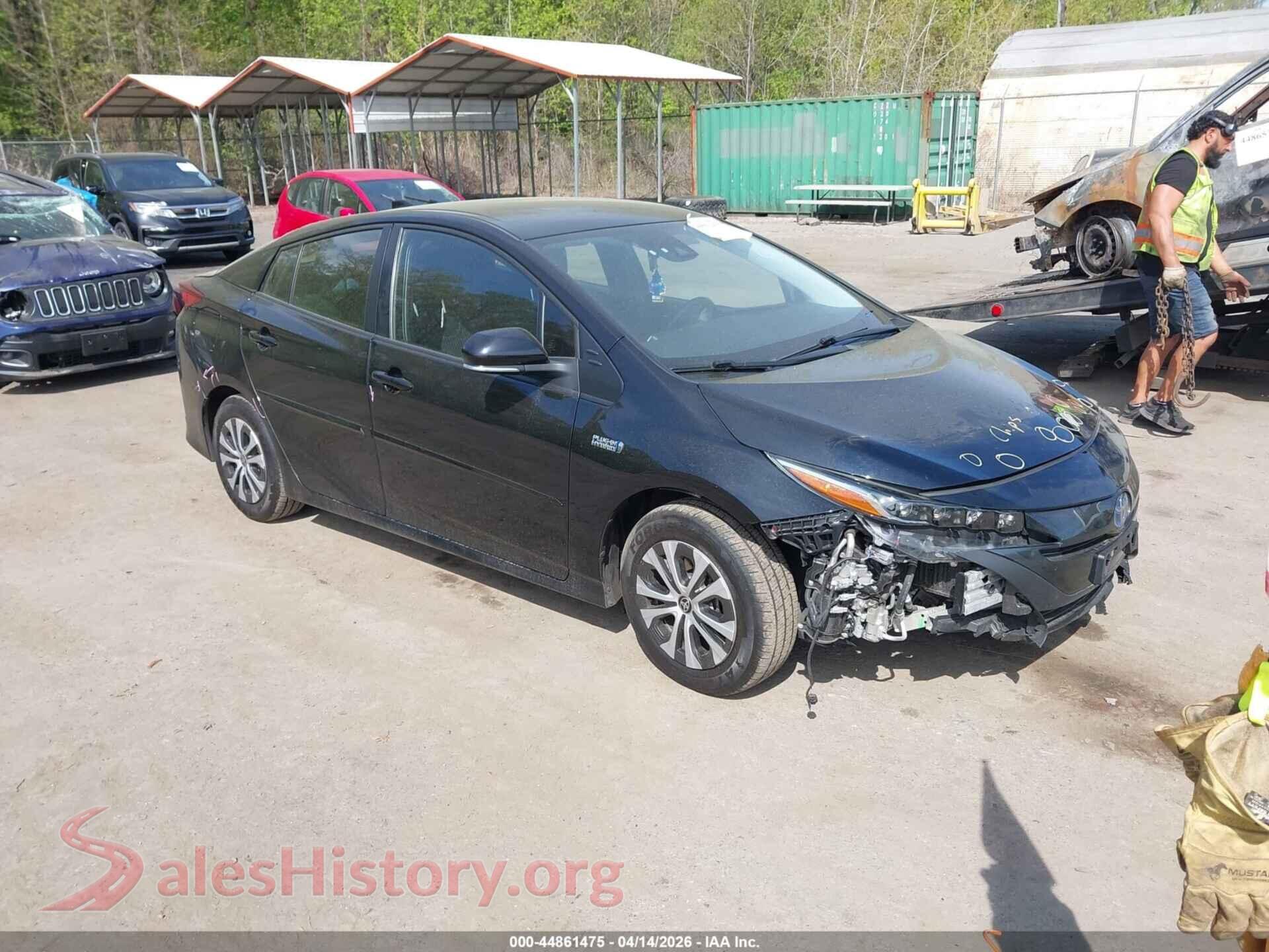 2022 TOYOTA PRIUS PRIME — VIN JTDKAMFP3N3221177