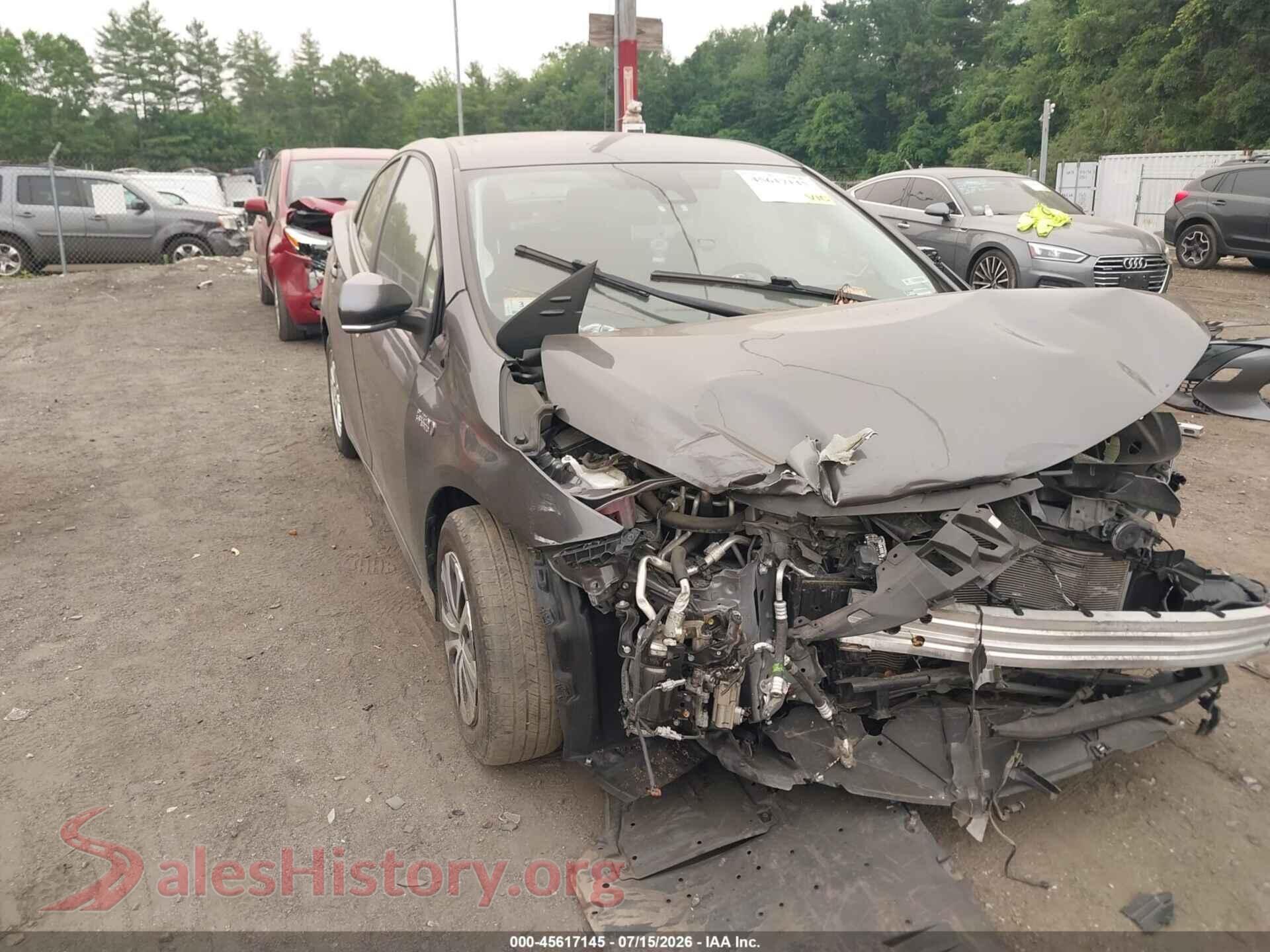 2022 TOYOTA PRIUS PRIME — VIN JTDKAMFP7N3229038