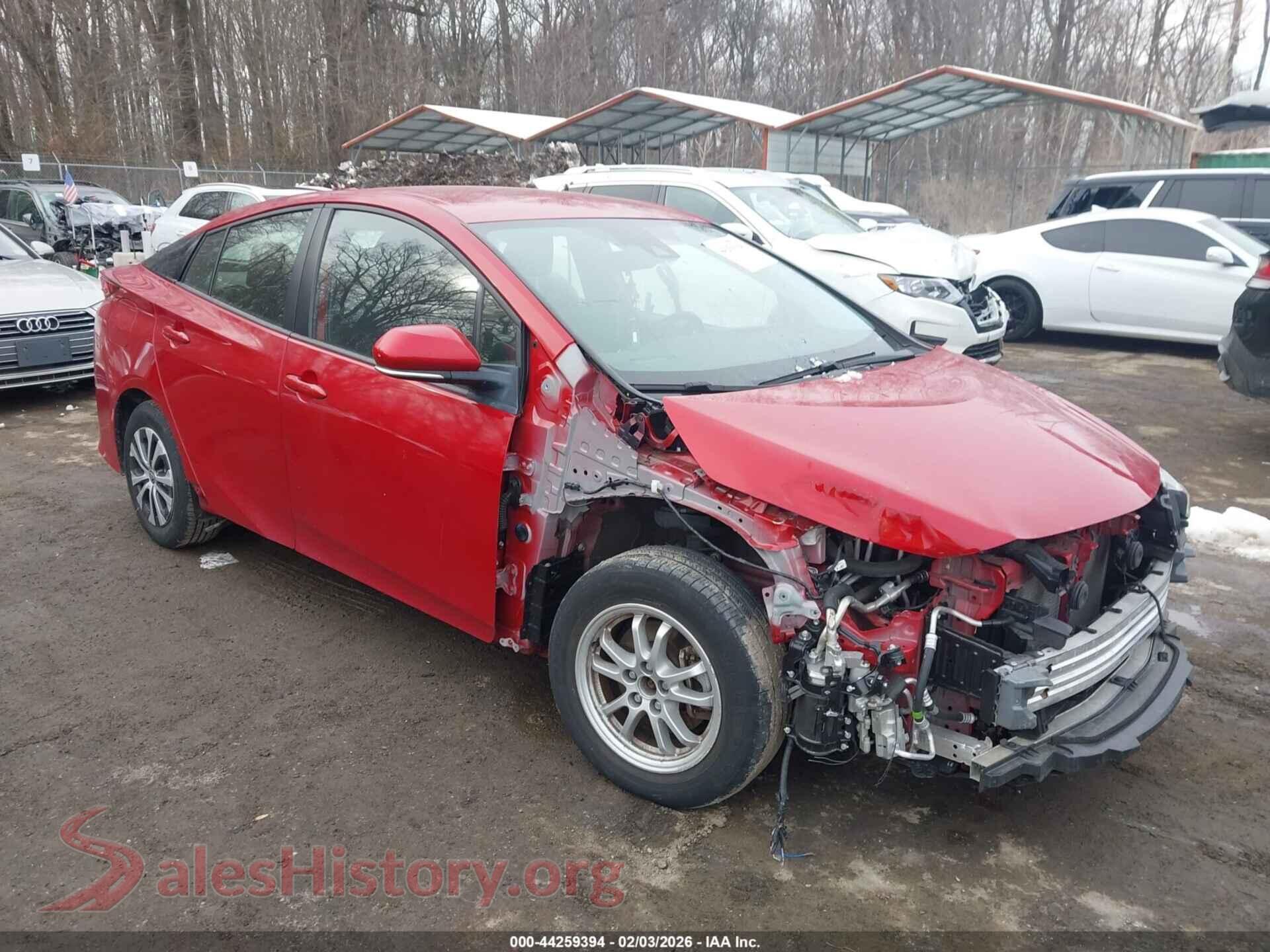 2022 TOYOTA PRIUS PRIME — VIN JTDKAMFP8N3210059