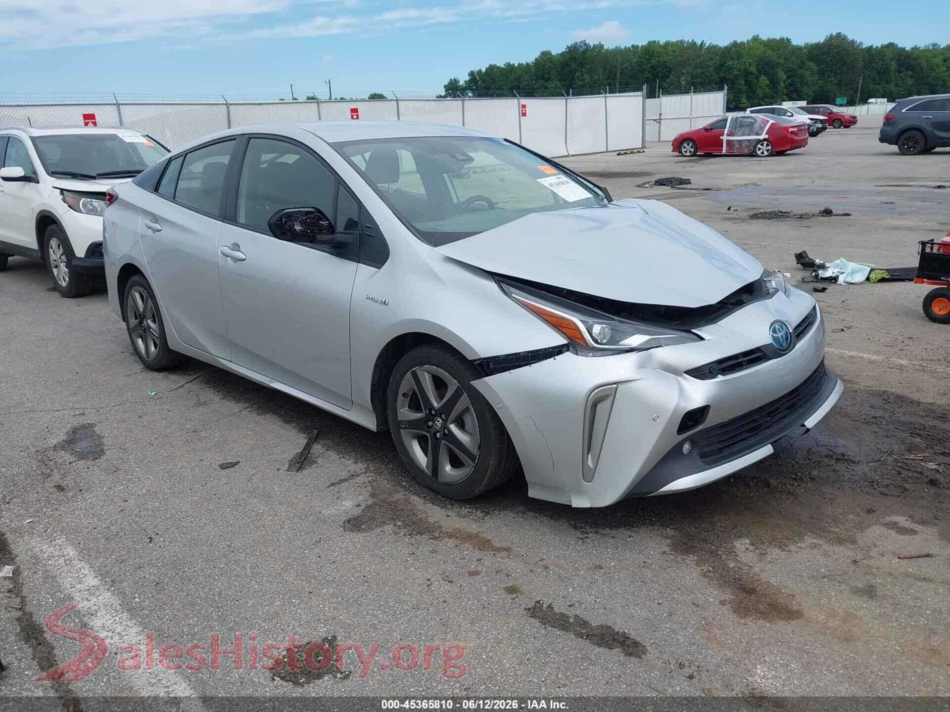 2022 TOYOTA PRIUS — VIN JTDKAMFU0N3165978