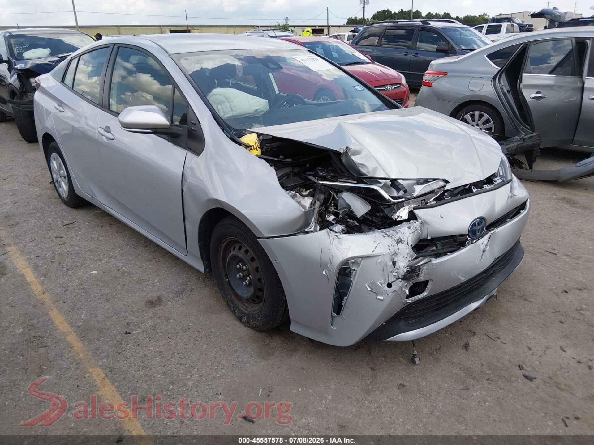 2021 TOYOTA PRIUS — VIN JTDKAMFU3M3142788