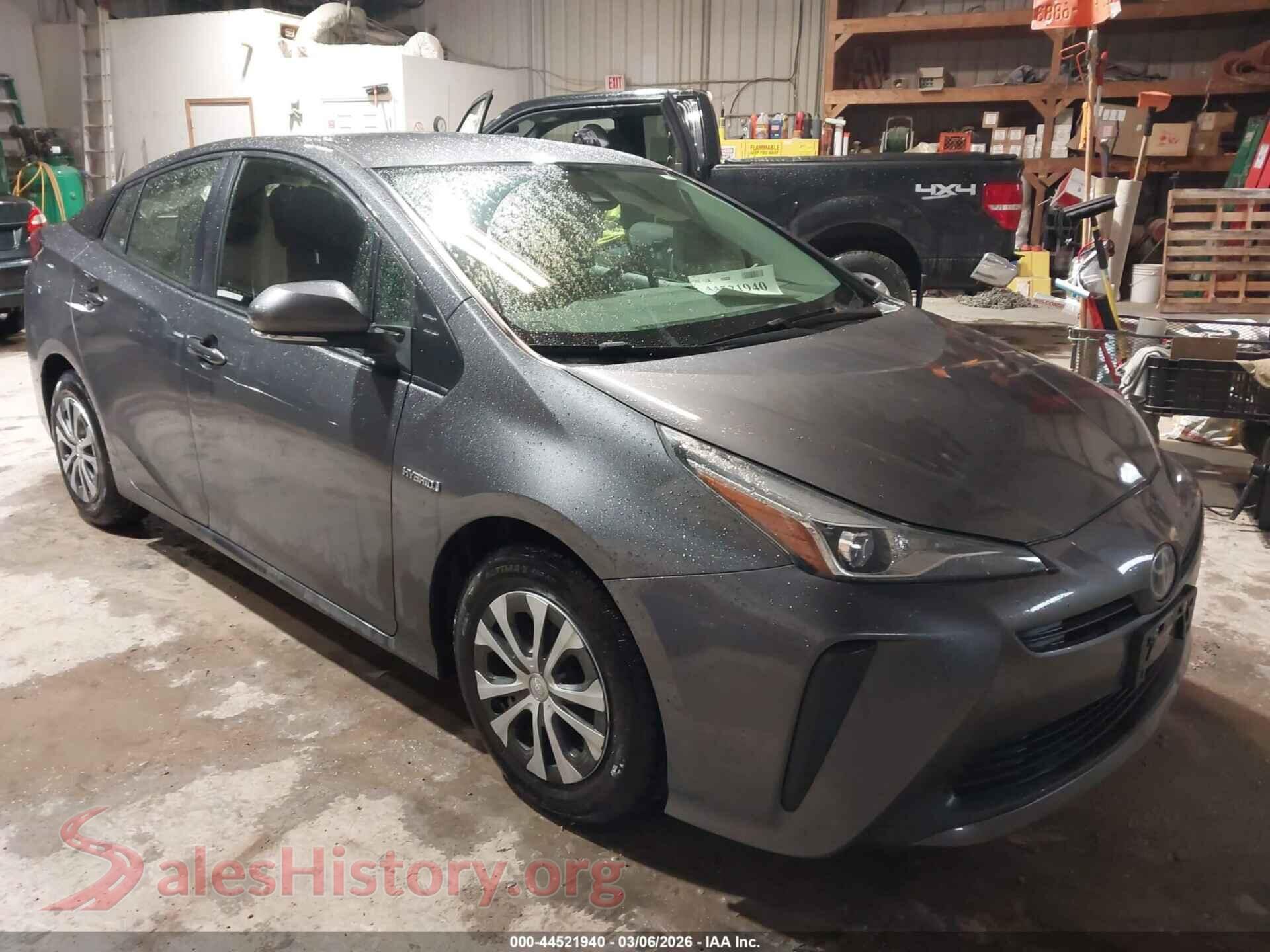 2022 TOYOTA PRIUS — VIN JTDKAMFU3N3168082