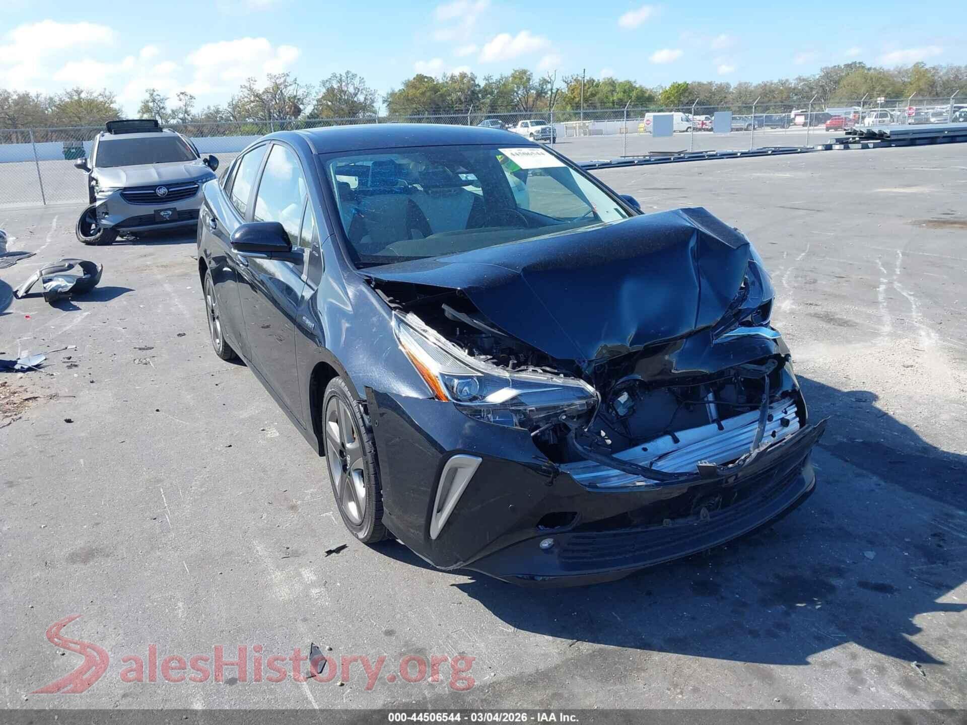 2022 TOYOTA PRIUS — VIN JTDKAMFU5N3158962