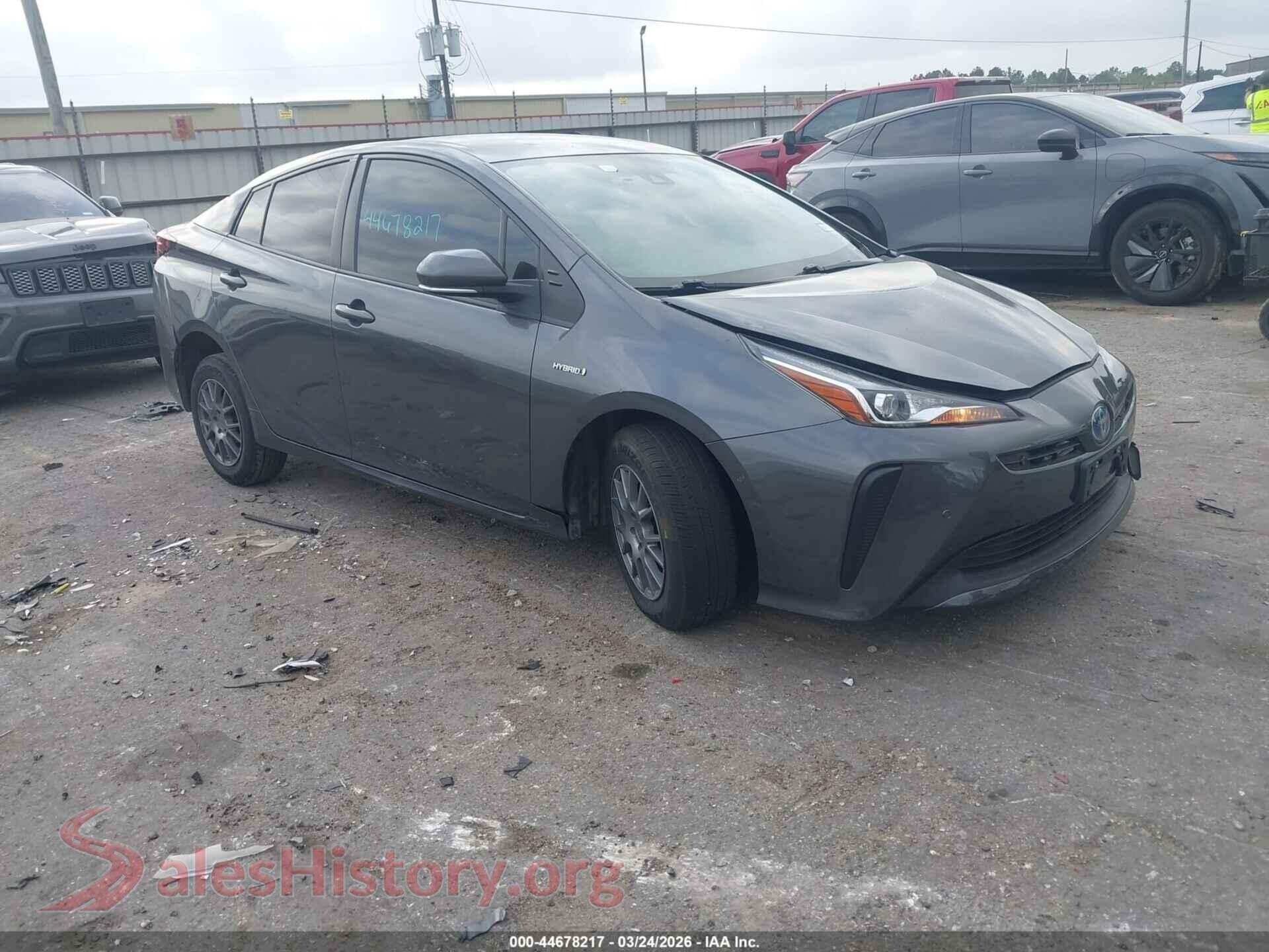 2021 TOYOTA PRIUS — VIN JTDKAMFU7M3149243