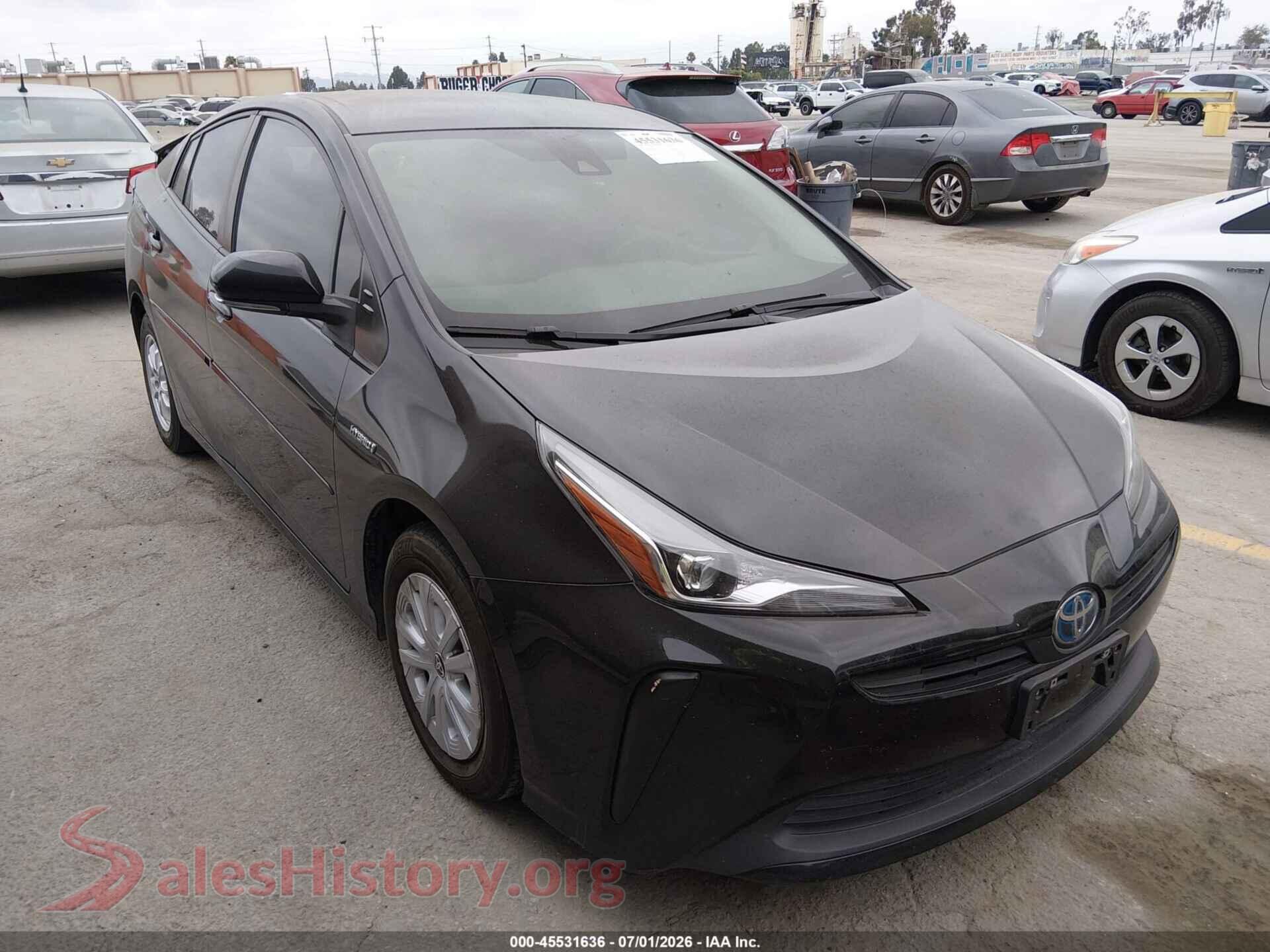 2022 TOYOTA PRIUS — VIN JTDKAMFU8N3171270