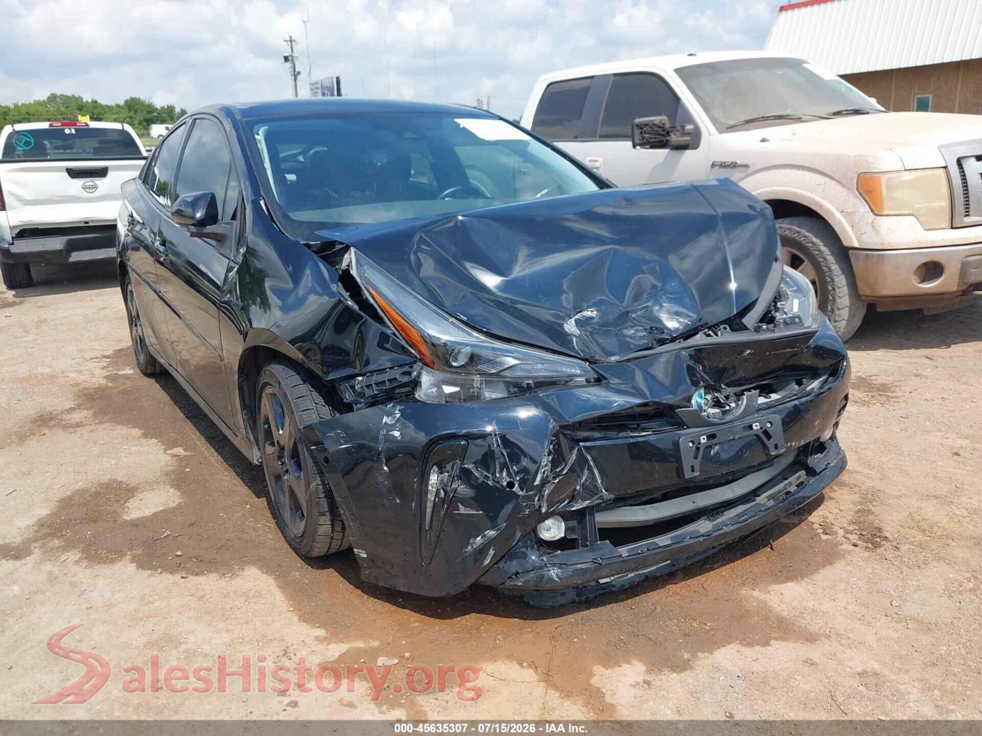 2022 TOYOTA PRIUS — VIN JTDKAMFU8N3172841