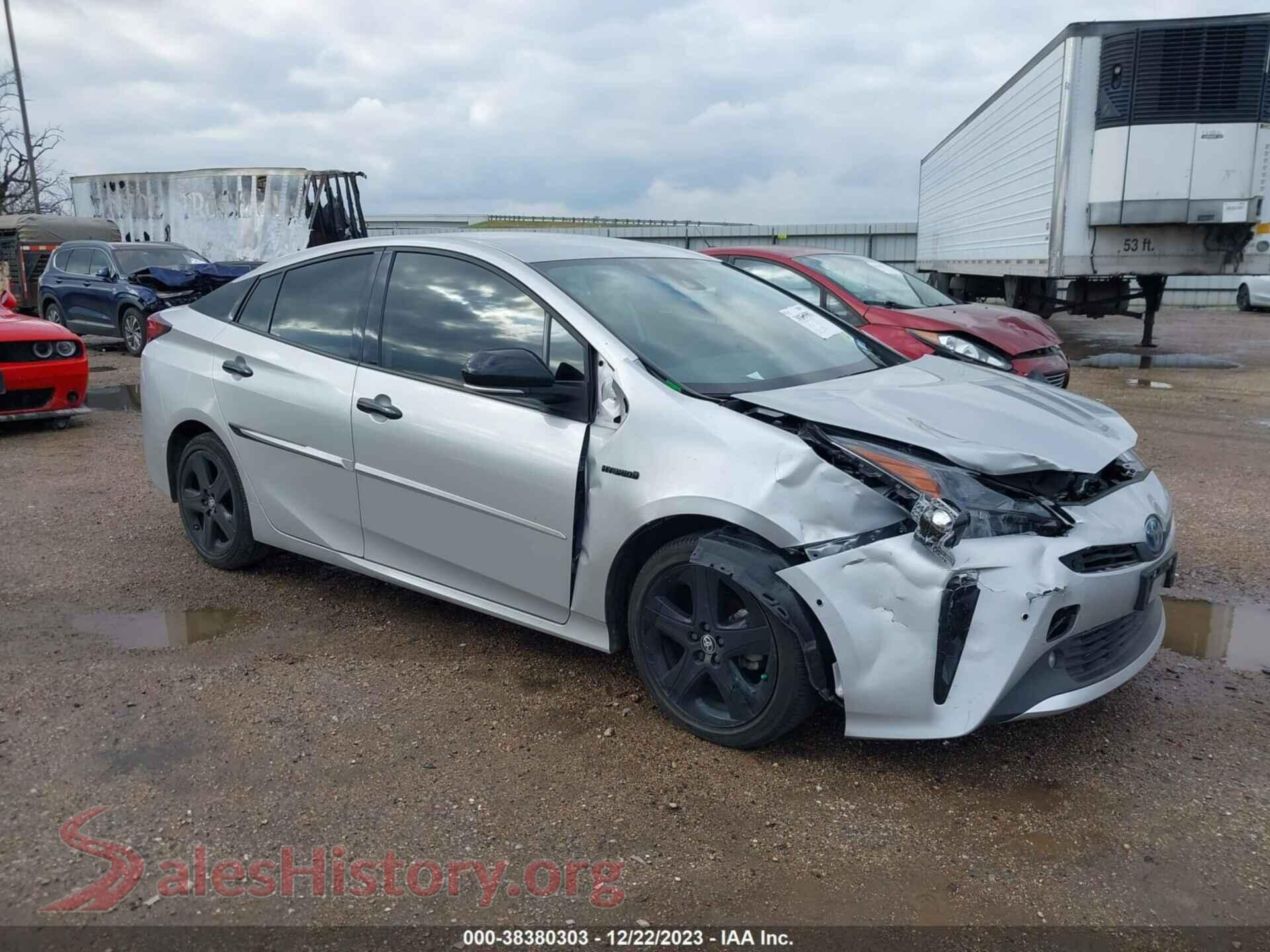 2022 TOYOTA PRIUS — VIN JTDKAMFU9N3171410
