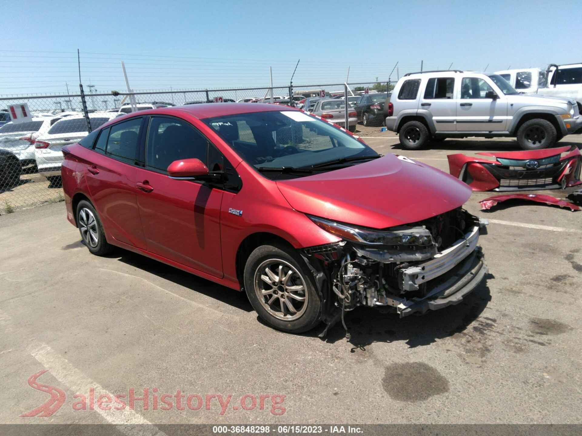 2018 TOYOTA PRIUS PRIME — VIN JTDKARFP8J3077228