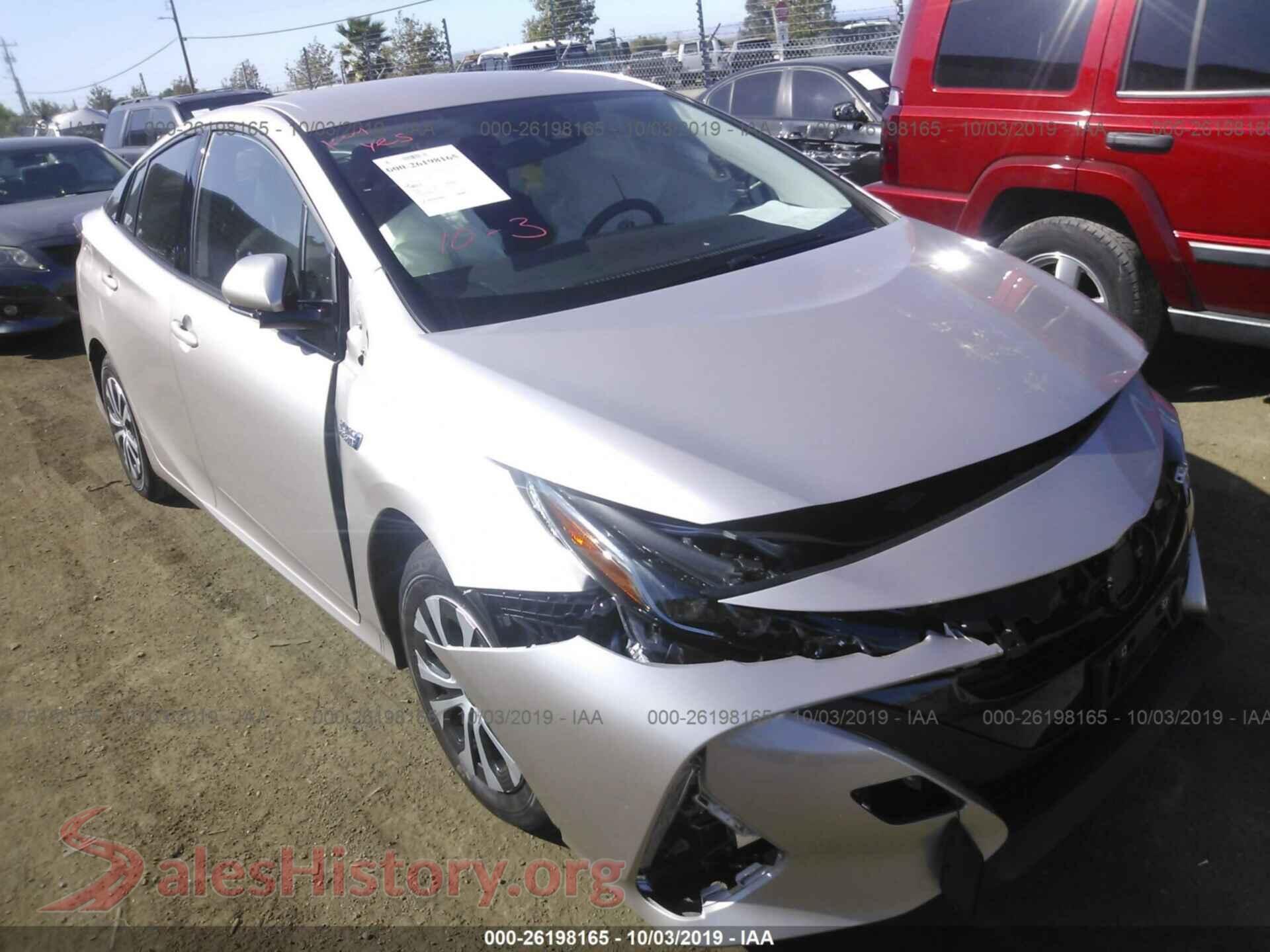 2020 TOYOTA PRIUS PRIME — VIN JTDKARFP9L3128108