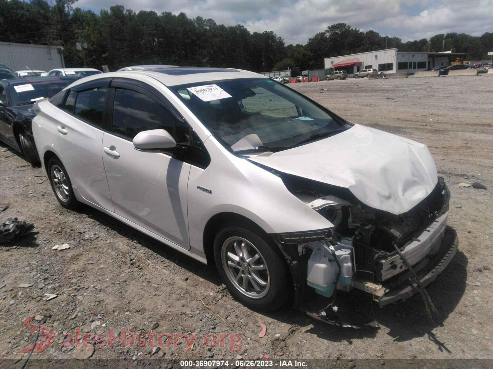 2017 TOYOTA PRIUS — VIN JTDKARFU0H3035782