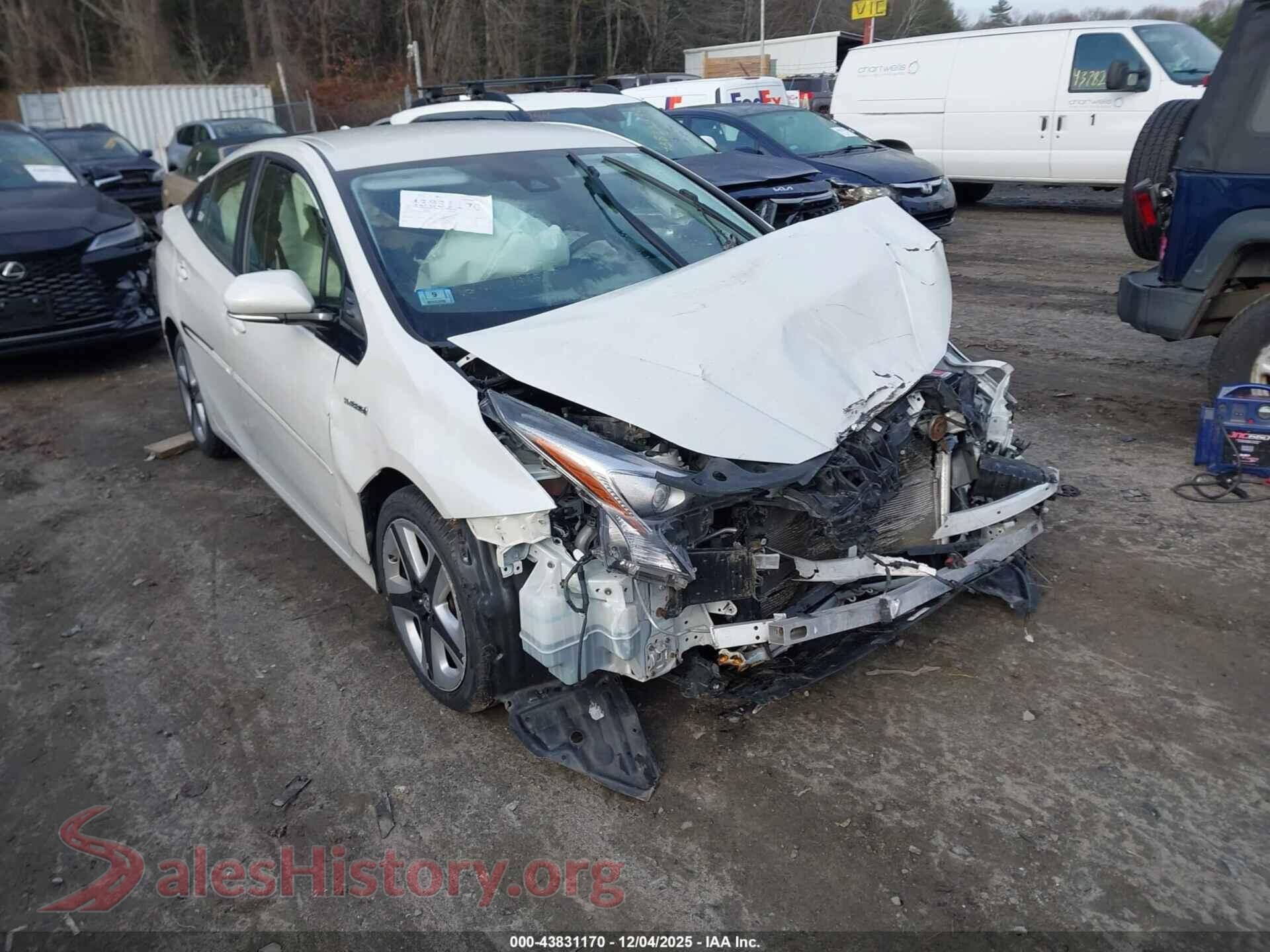 2017 TOYOTA PRIUS — VIN JTDKARFU1H3043826