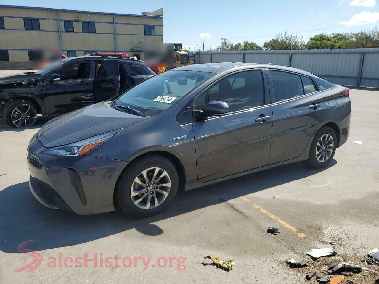2019 TOYOTA PRIUS — VIN JTDKARFU2K3095523