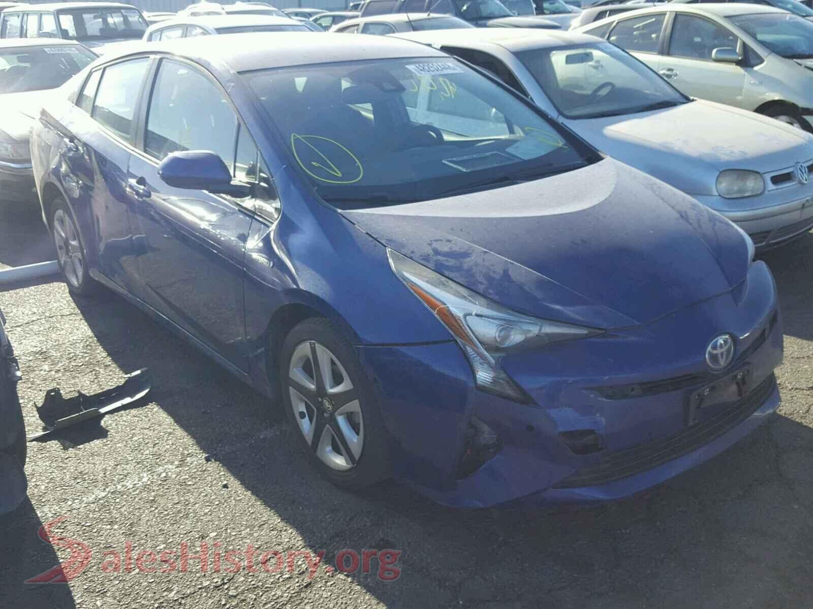 2016 TOYOTA PRIUS — VIN JTDKARFU3G3512588