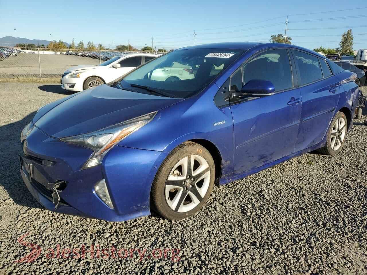 2017 TOYOTA PRIUS — VIN JTDKARFU3H3534172
