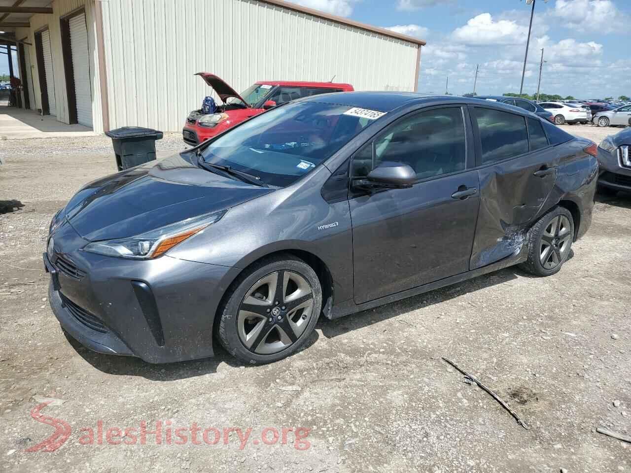 2019 TOYOTA PRIUS — VIN JTDKARFU3K3083235