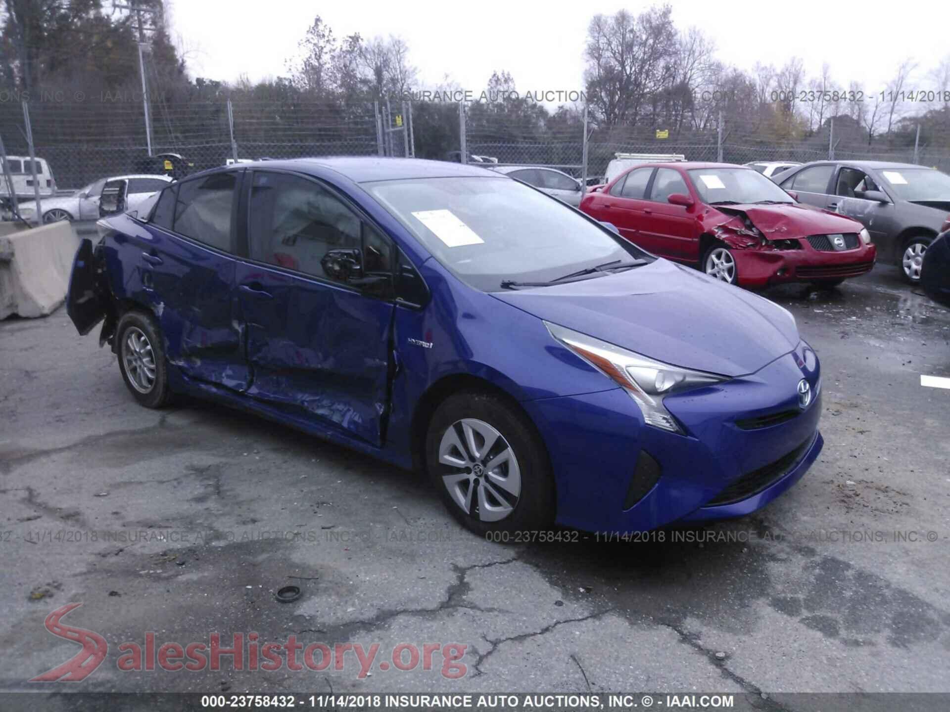 2016 TOYOTA PRIUS — VIN JTDKARFU4G3513913