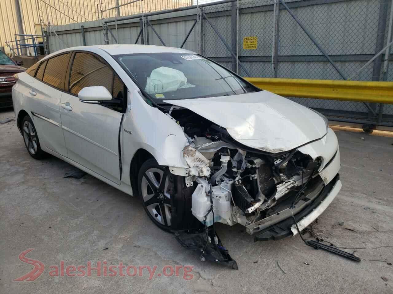 2016 TOYOTA PRIUS — VIN JTDKARFU4G3517654