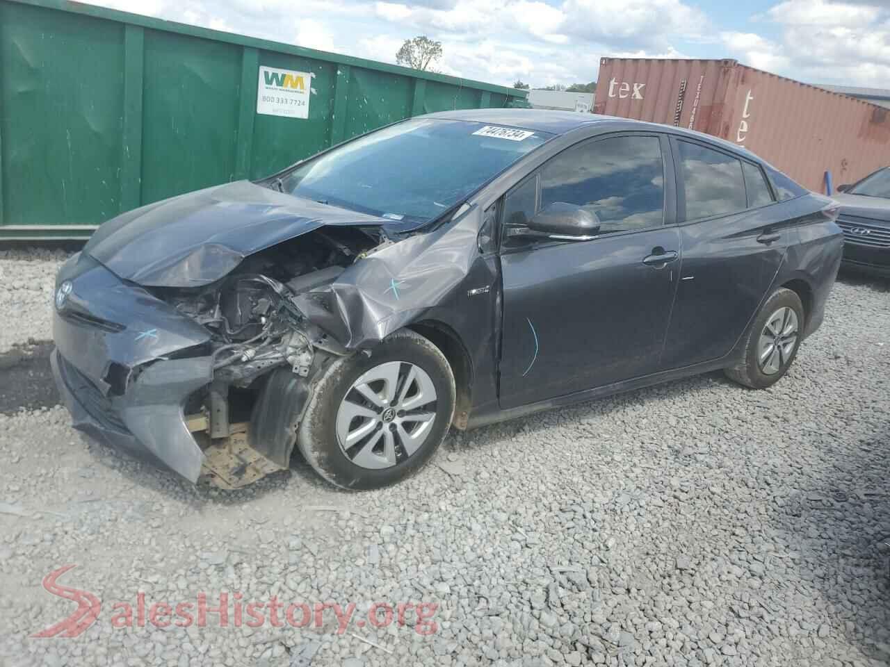2016 TOYOTA PRIUS — VIN JTDKARFU4G3519842