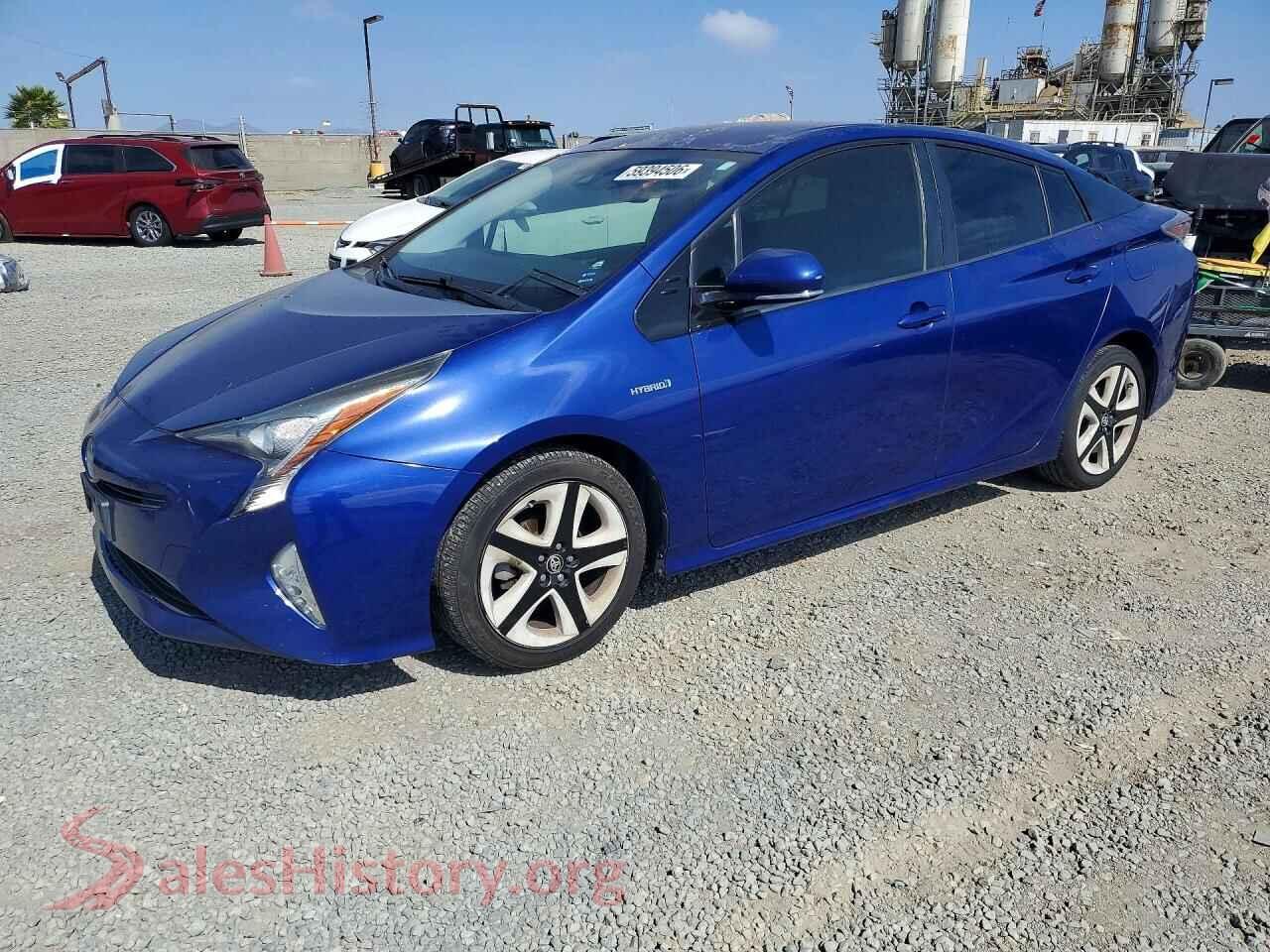 2016 TOYOTA PRIUS — VIN JTDKARFU5G3513726