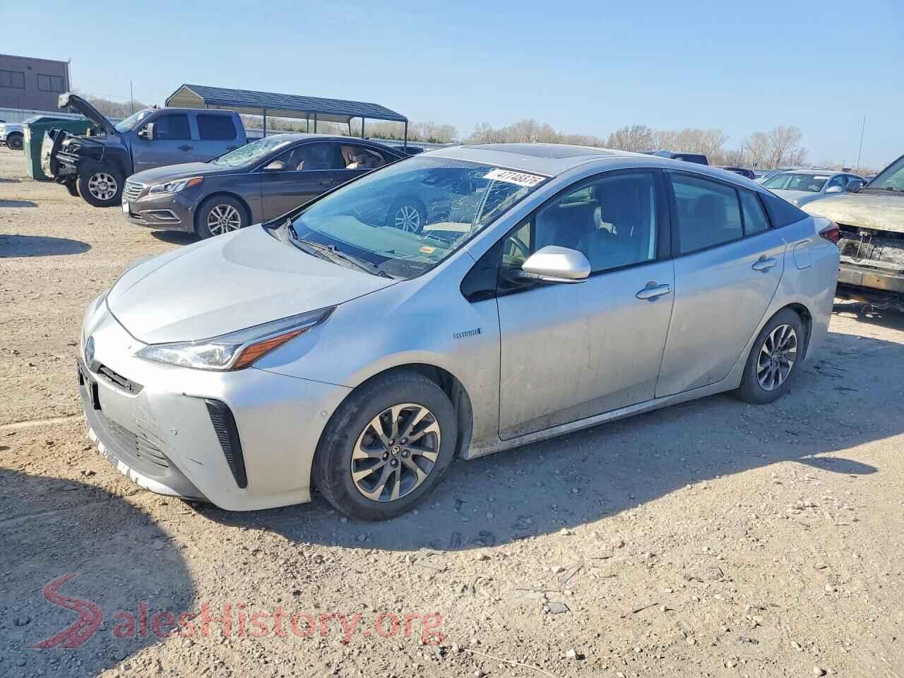 2020 TOYOTA PRIUS — VIN JTDKARFU5L3120352