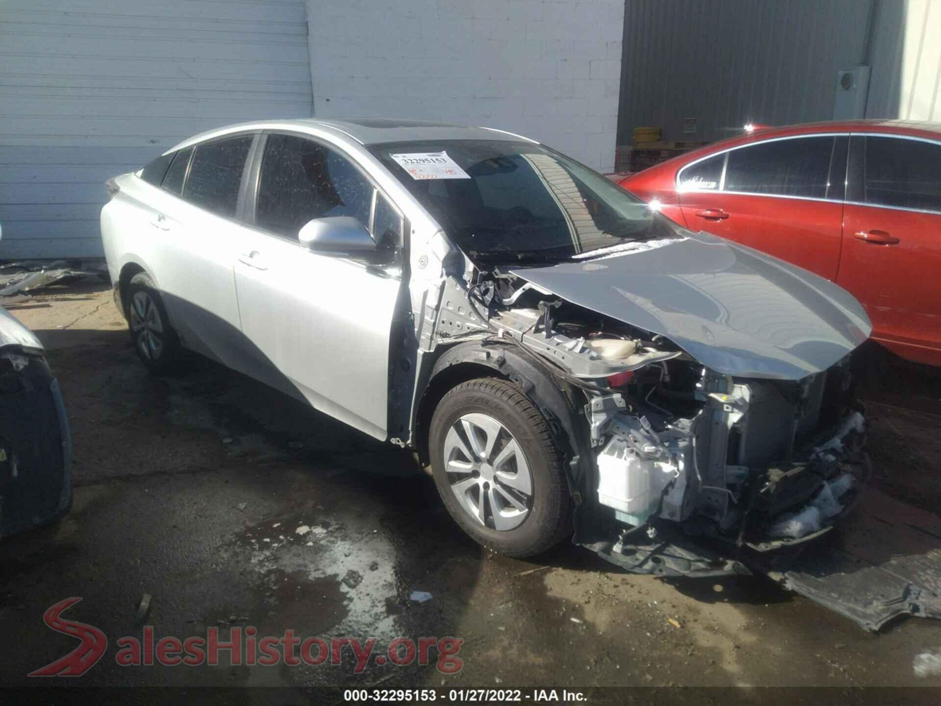 2016 TOYOTA PRIUS — VIN JTDKARFU6G3011811