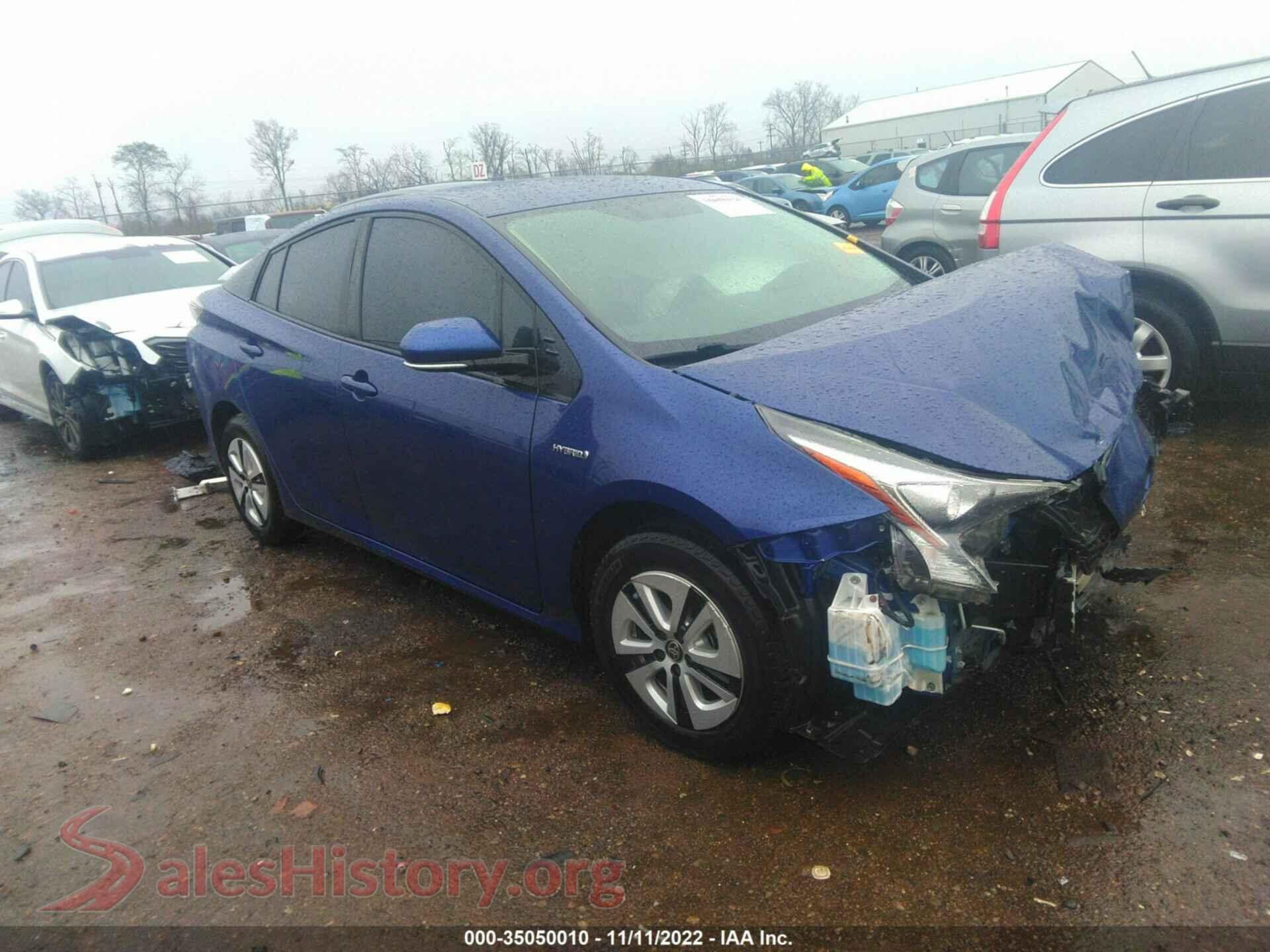 2016 TOYOTA PRIUS — VIN JTDKARFU6G3523973