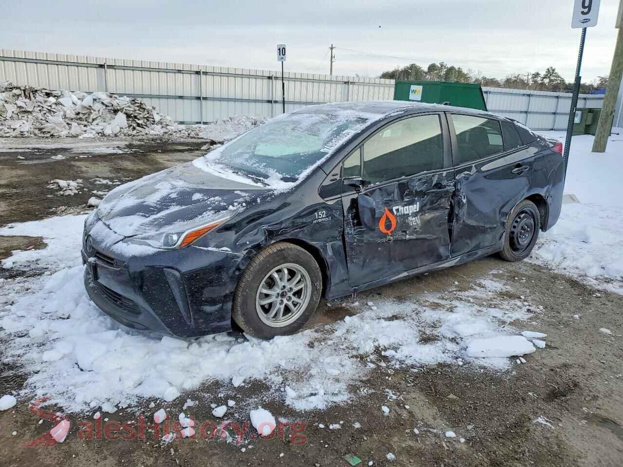 2020 TOYOTA PRIUS — VIN JTDKARFU7L3124869