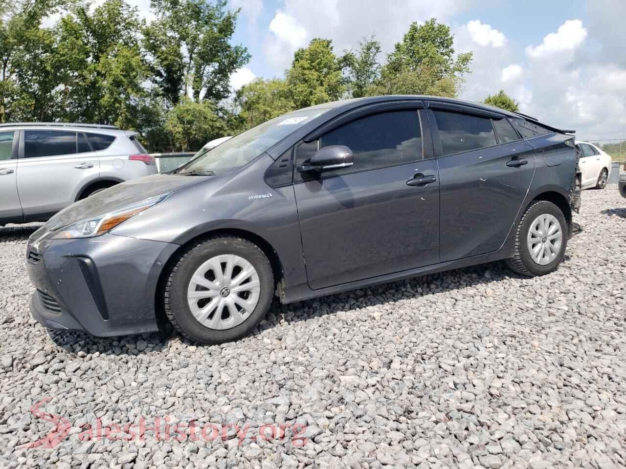 2019 TOYOTA PRIUS — VIN JTDKARFU8K3080735