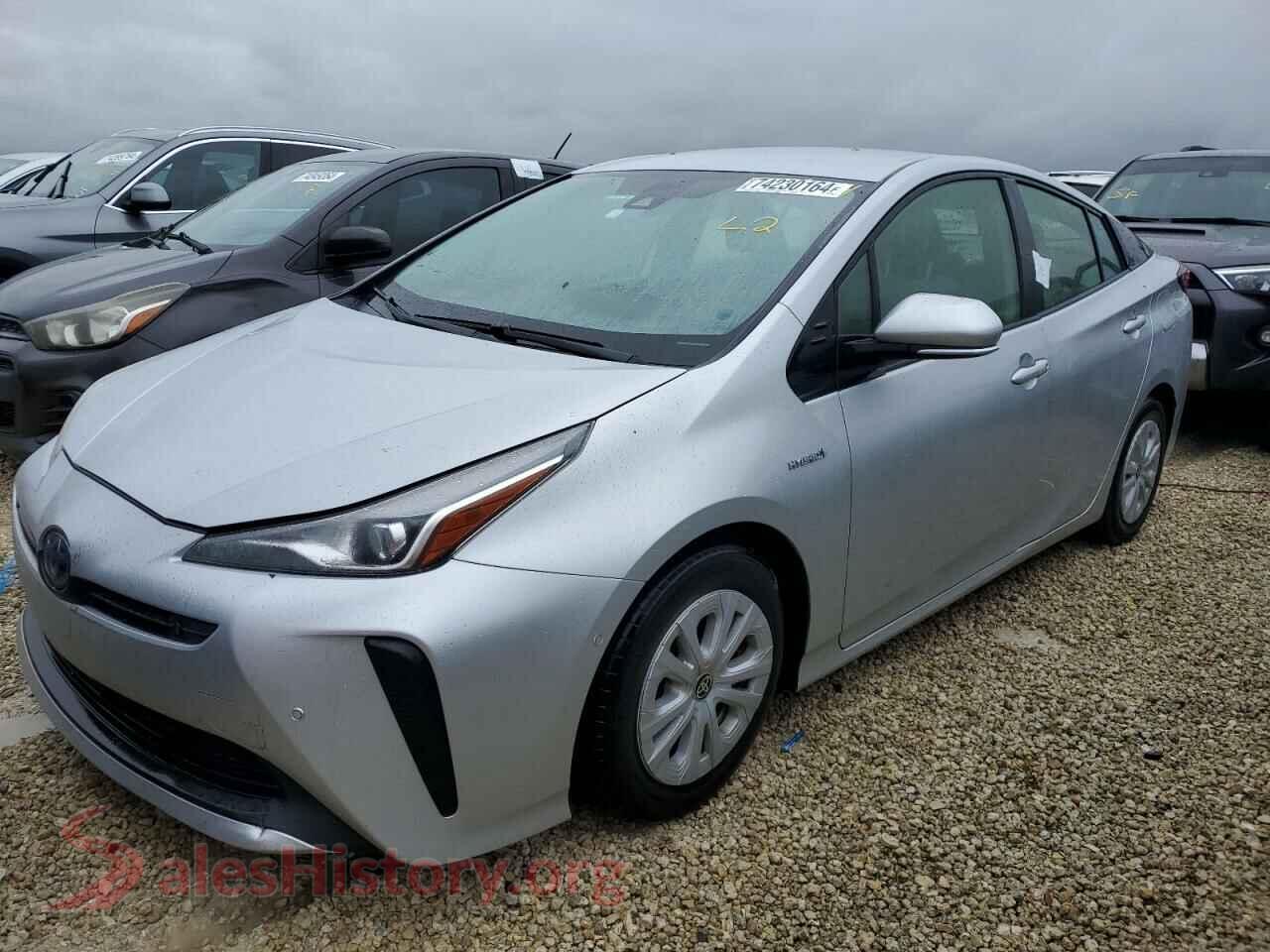 2019 TOYOTA PRIUS — VIN JTDKARFU8K3082713