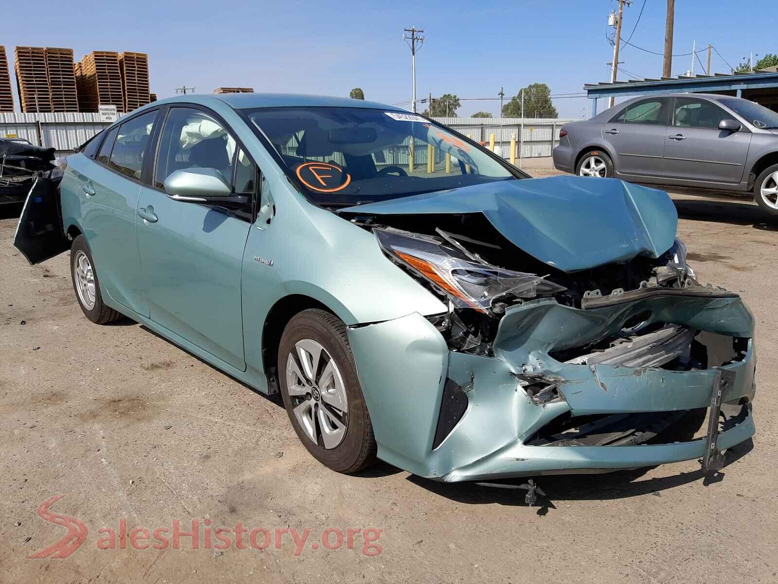 2016 TOYOTA PRIUS — VIN JTDKARFU9G3015724