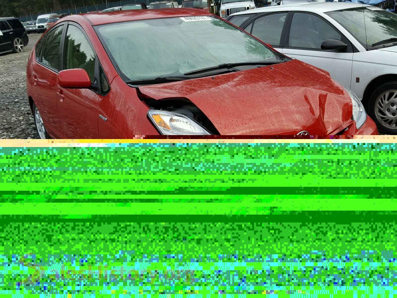 2008 TOYOTA PRIUS — VIN JTDKB20U987750291