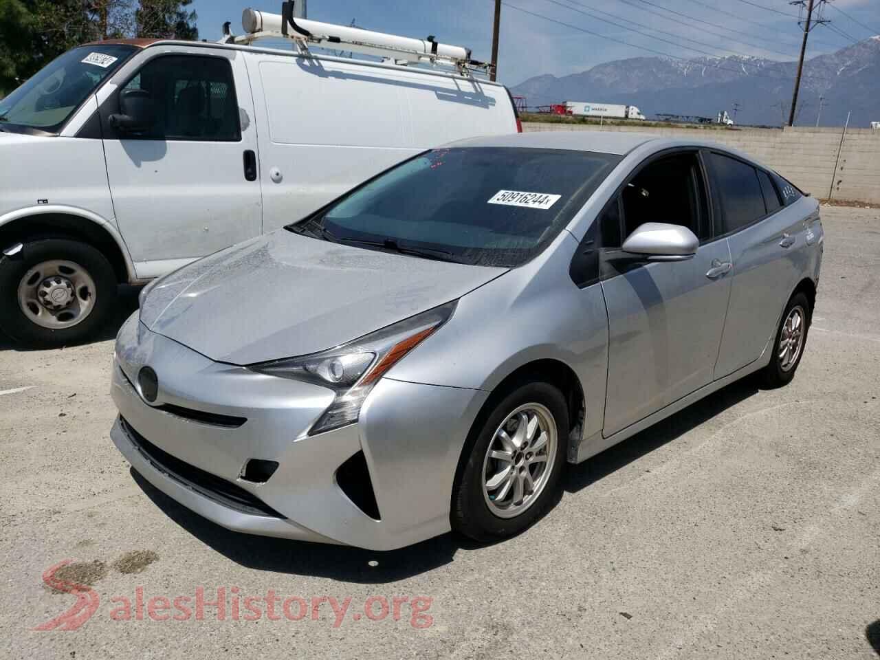 2016 TOYOTA PRIUS — VIN JTDKBRFU0G3011932