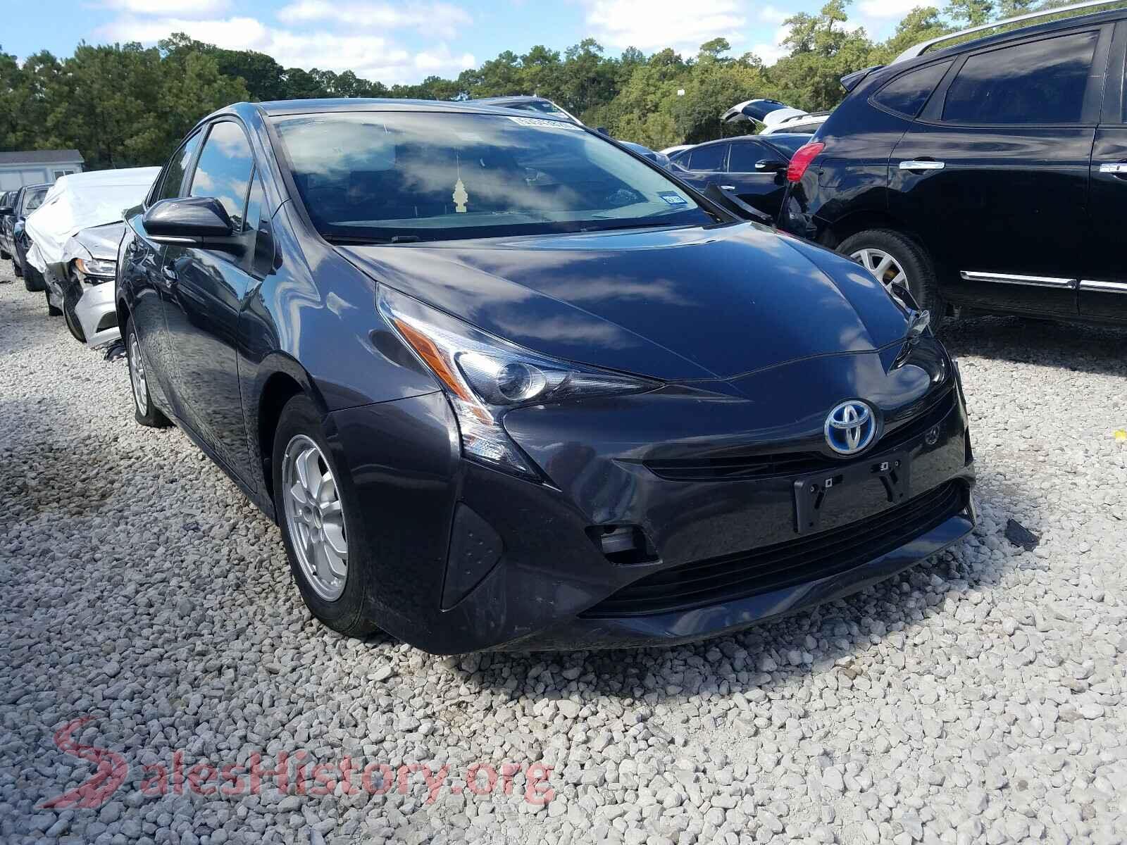 2016 TOYOTA PRIUS — VIN JTDKBRFU8G3003349