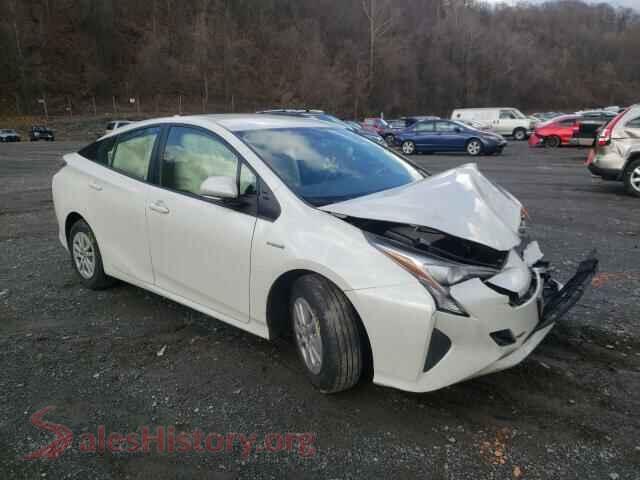 2016 TOYOTA PRIUS — VIN JTDKBRFU8G3504855