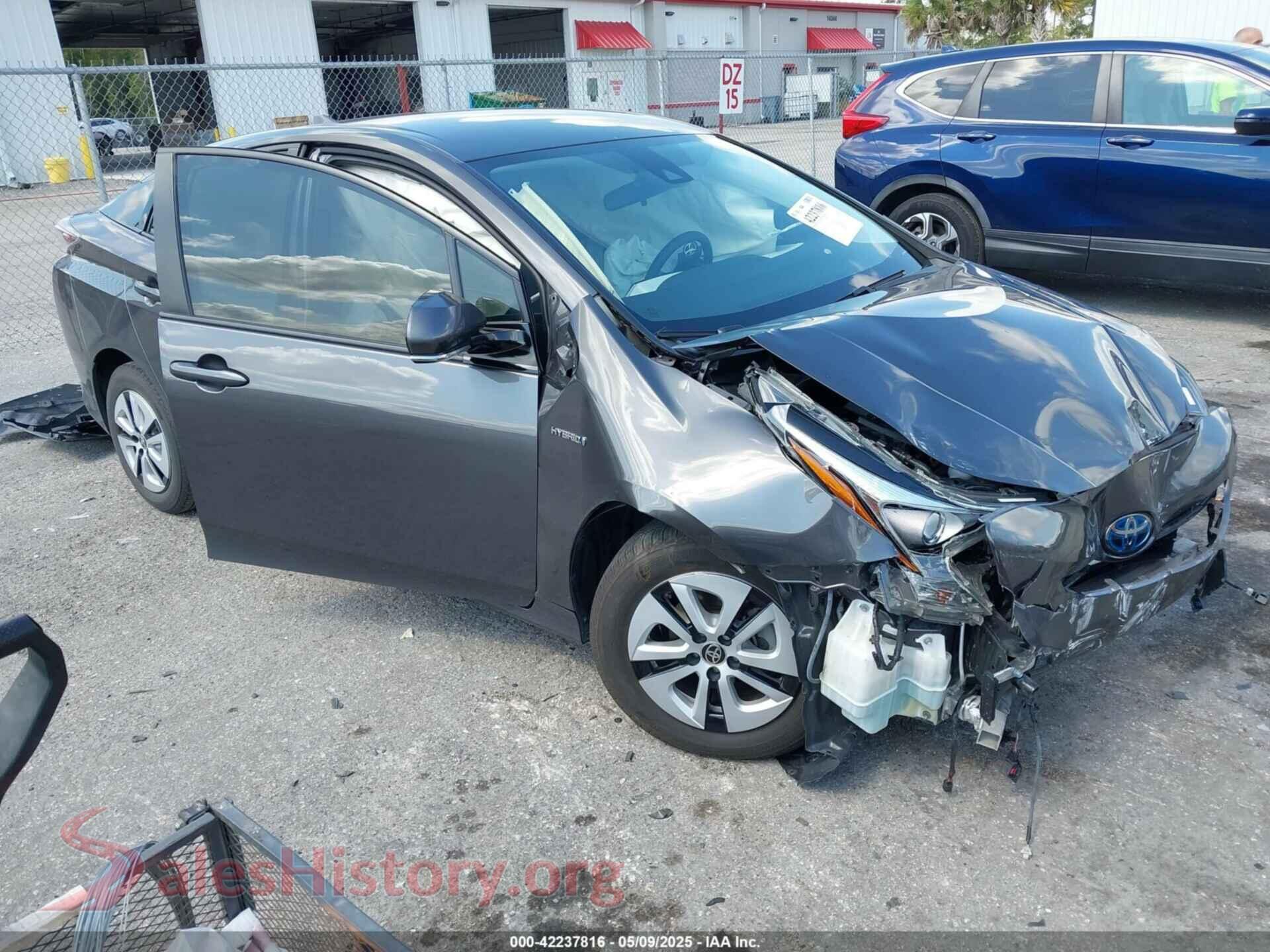 2018 TOYOTA PRIUS — VIN JTDKBRFU8J3596377