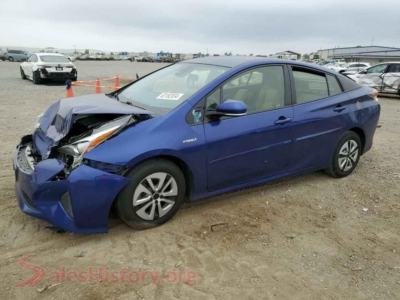2017 TOYOTA PRIUS — VIN JTDKBRFUXH3044843