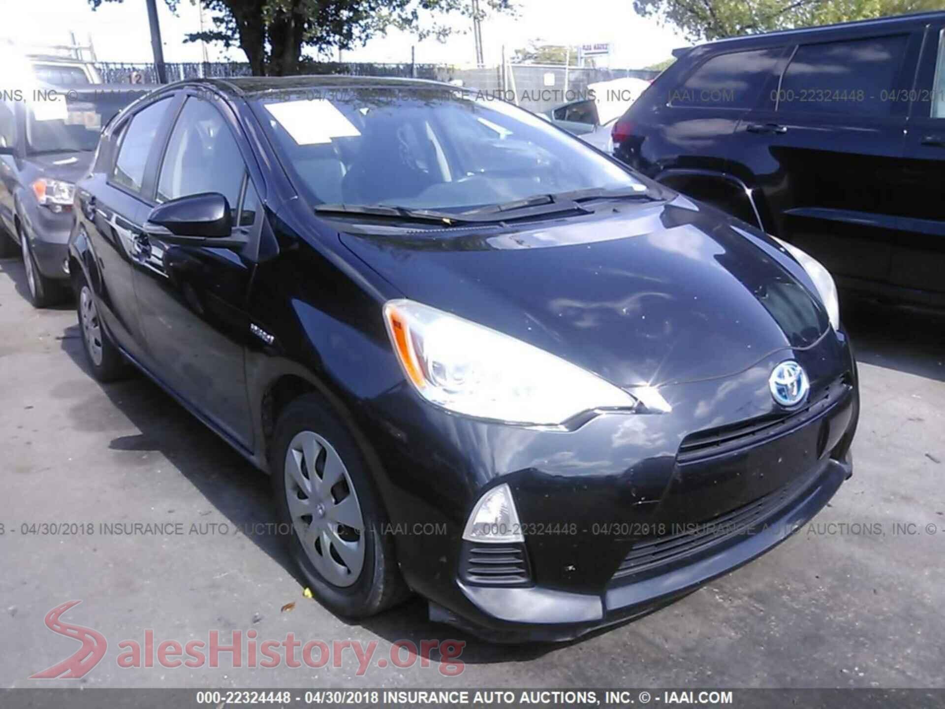 2012 Toyota Prius c — VIN JTDKDTB30C1501040