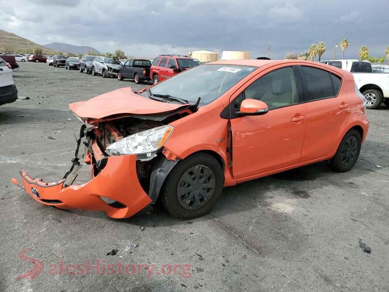 2014 TOYOTA PRIUS — VIN JTDKDTB30E1061842