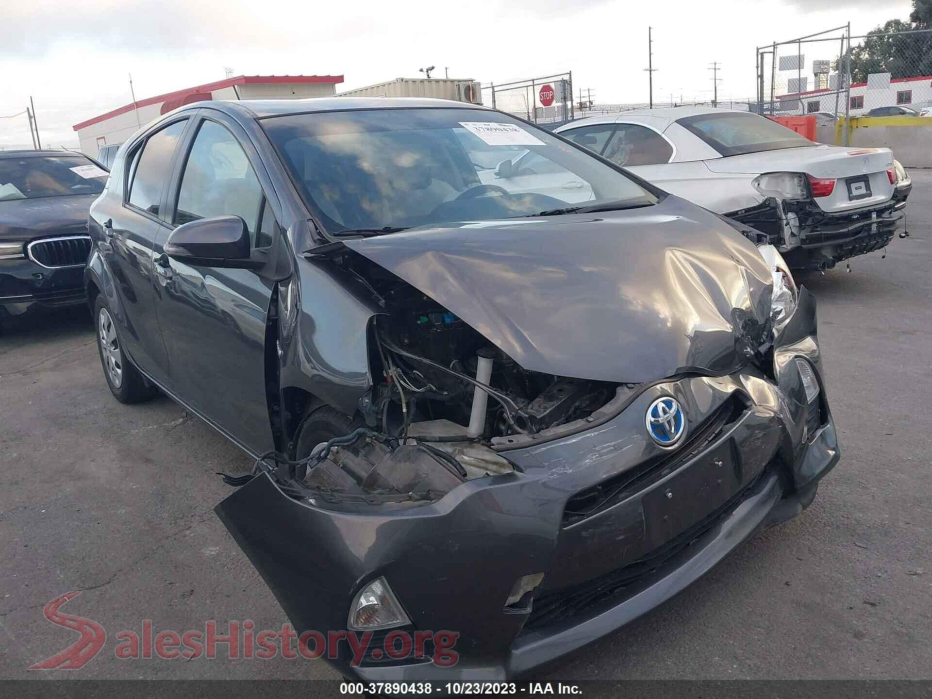 2014 TOYOTA PRIUS C — VIN JTDKDTB30E1084506