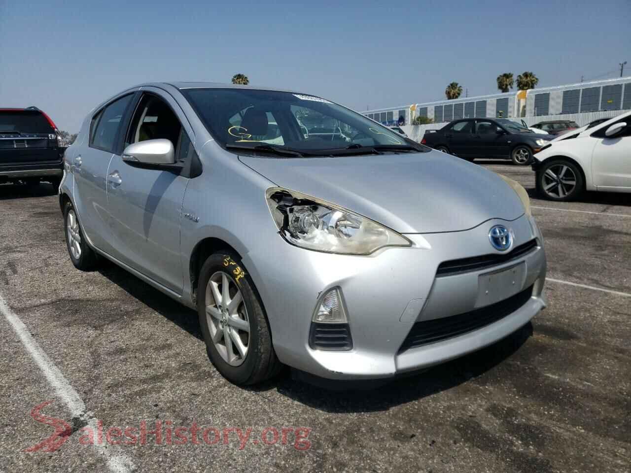 2012 TOYOTA PRIUS — VIN JTDKDTB31C1029401
