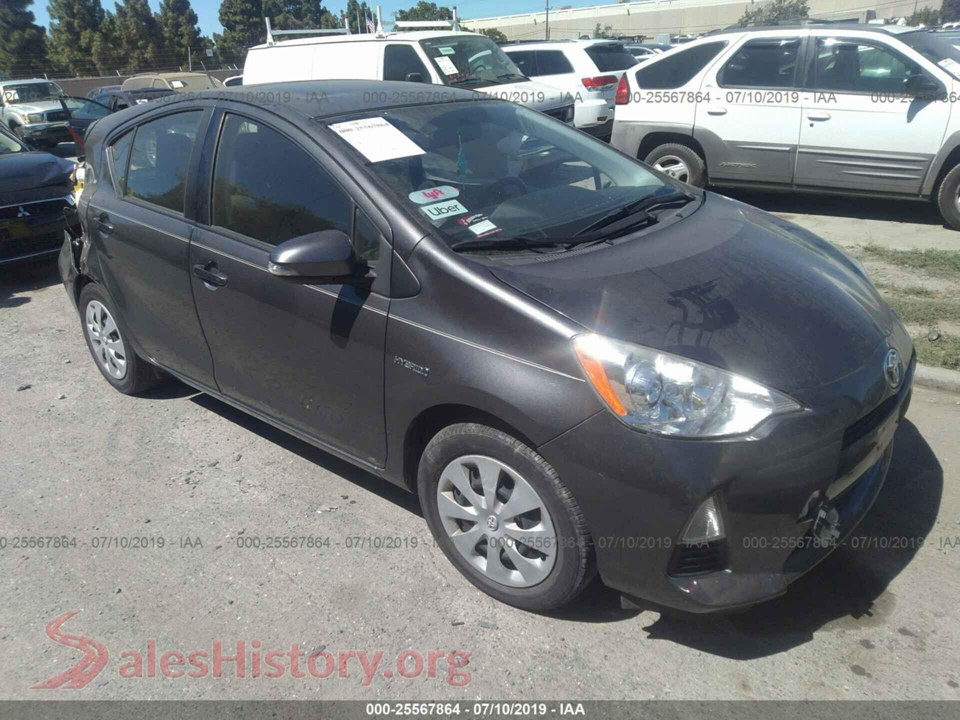 2013 TOYOTA PRIUS C — VIN JTDKDTB31D1032798