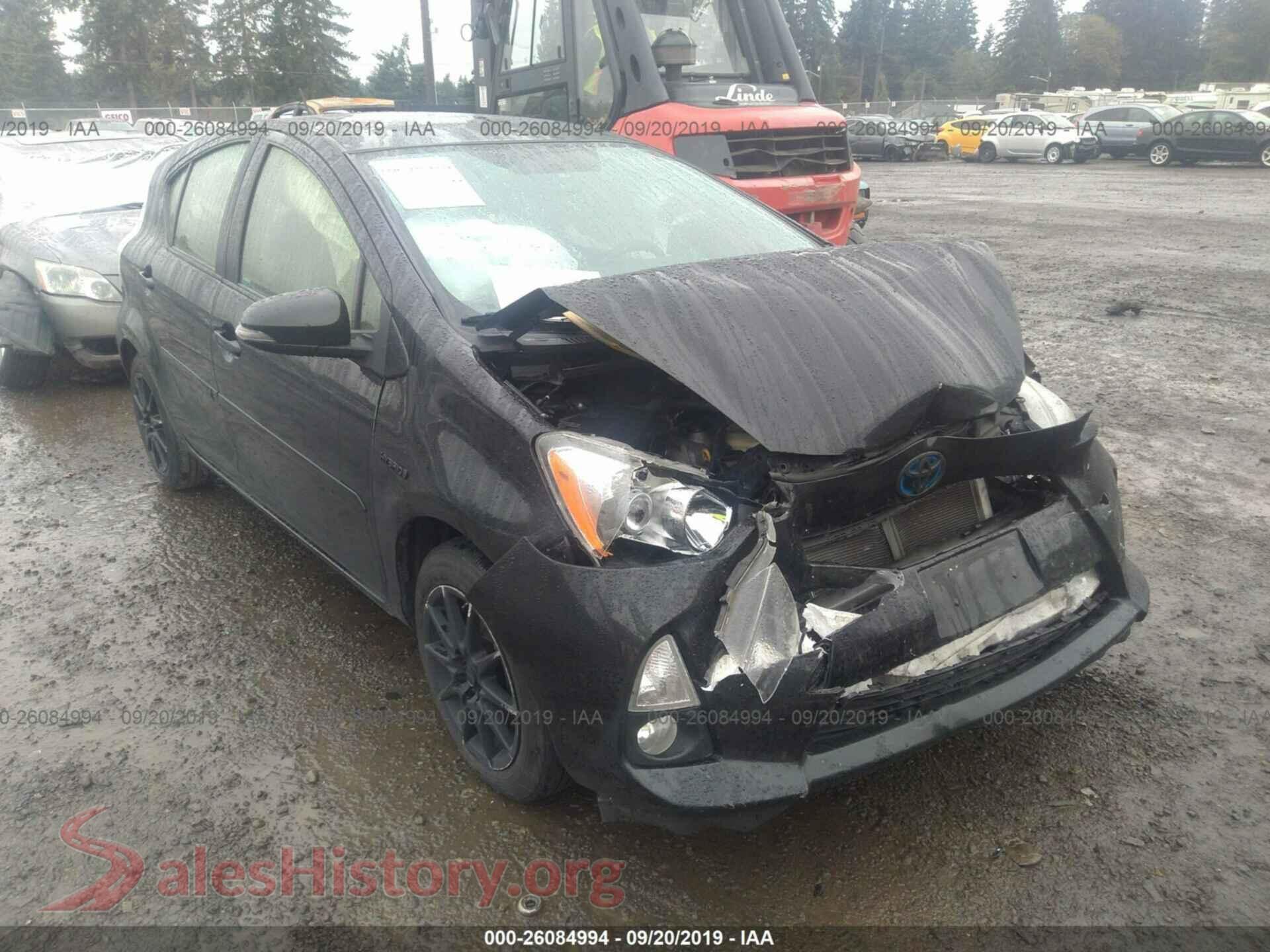 2012 TOYOTA PRIUS C — VIN JTDKDTB32C1012705