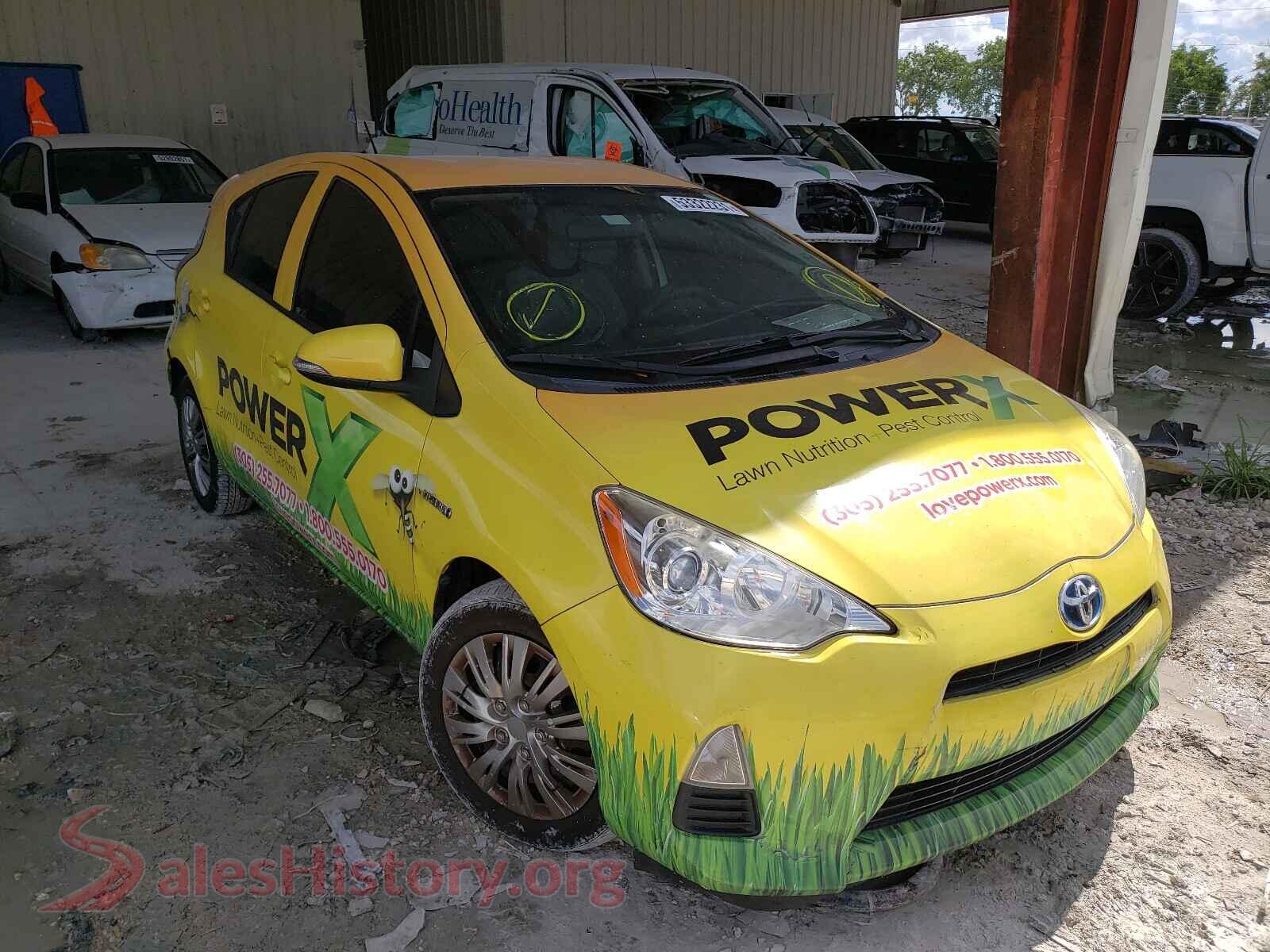 2014 TOYOTA PRIUS — VIN JTDKDTB32E1567351