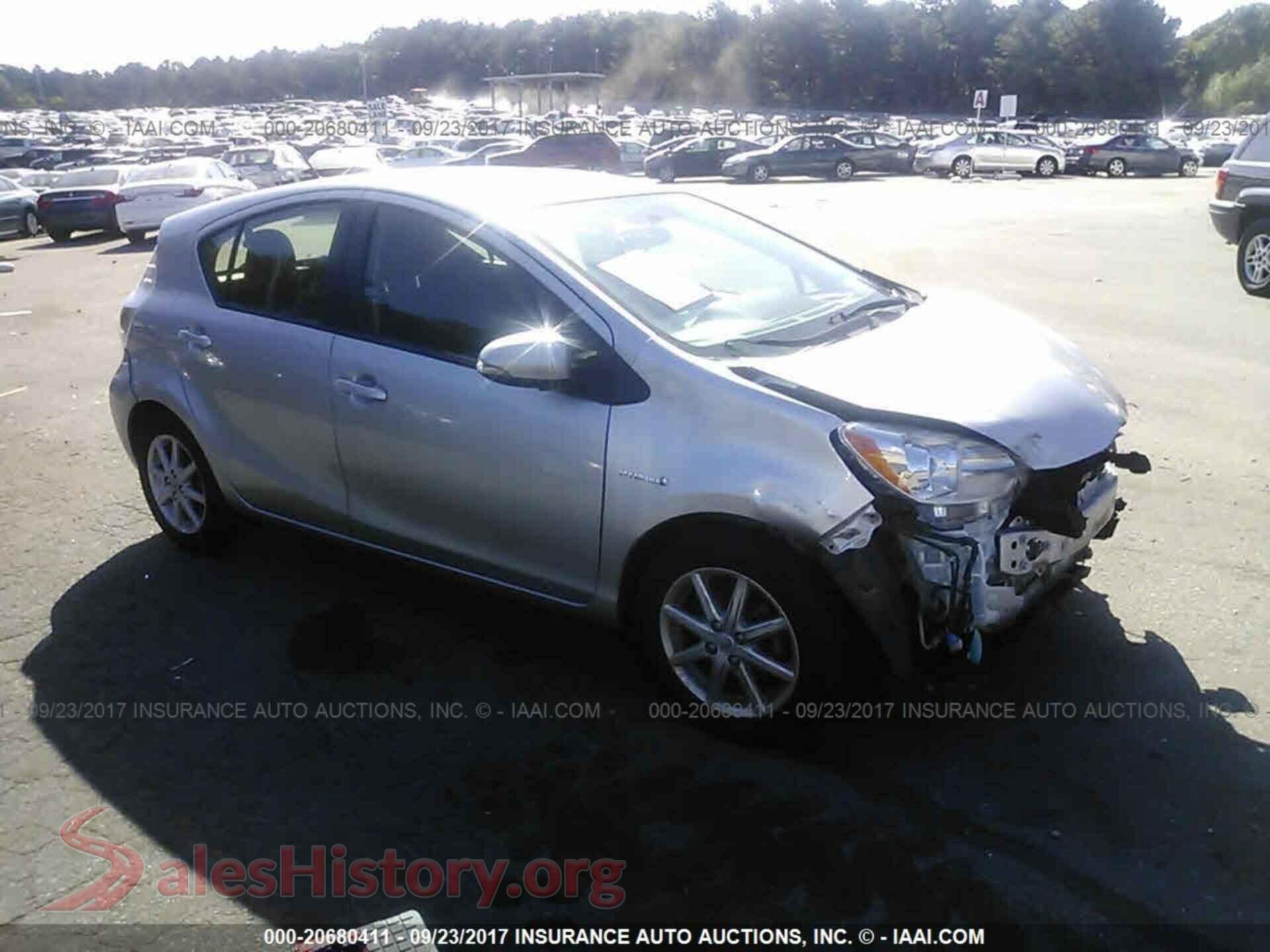 2012 Toyota Prius c — VIN JTDKDTB33C1011420