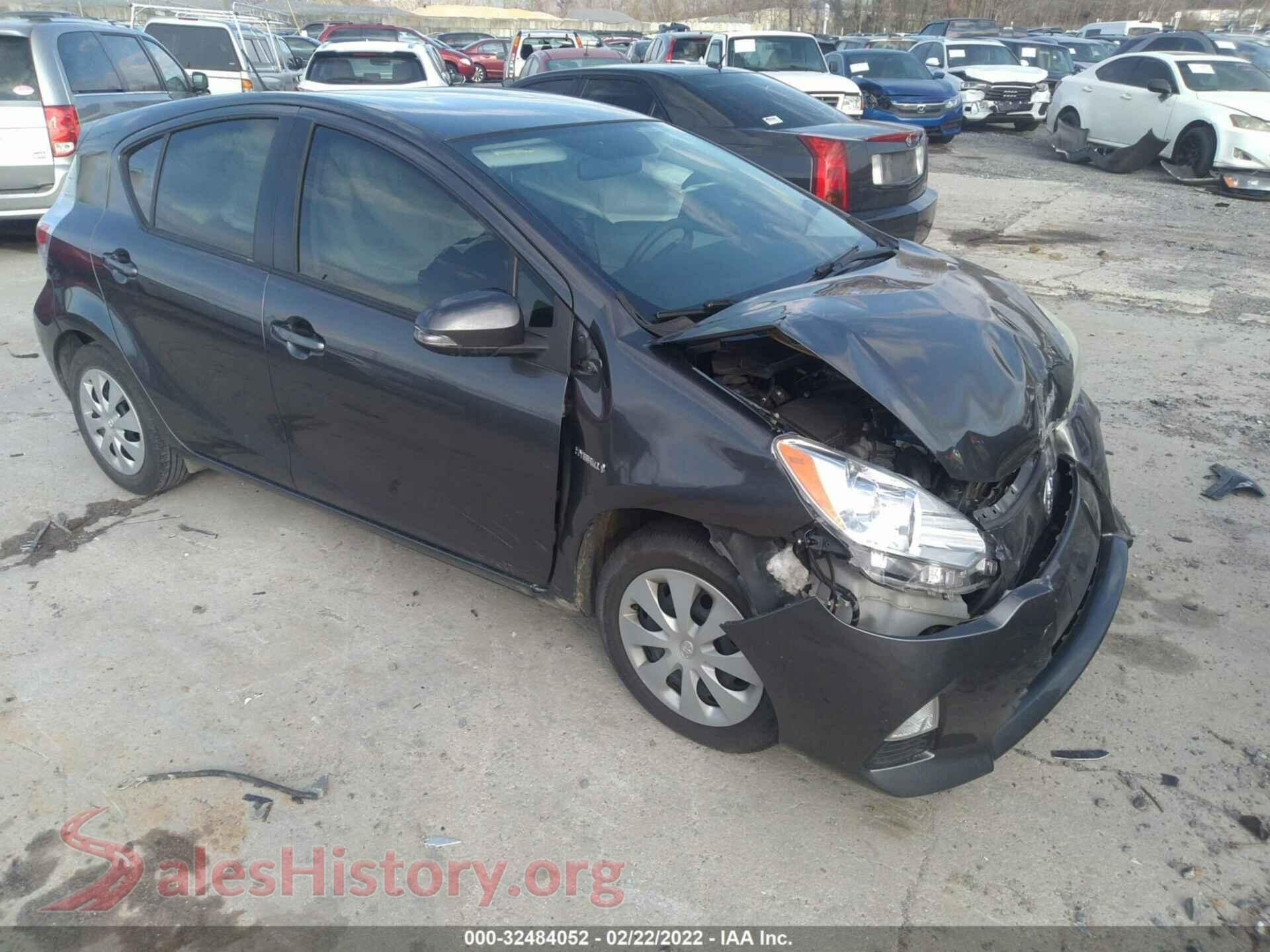 2014 TOYOTA PRIUS C — VIN JTDKDTB33E1060166