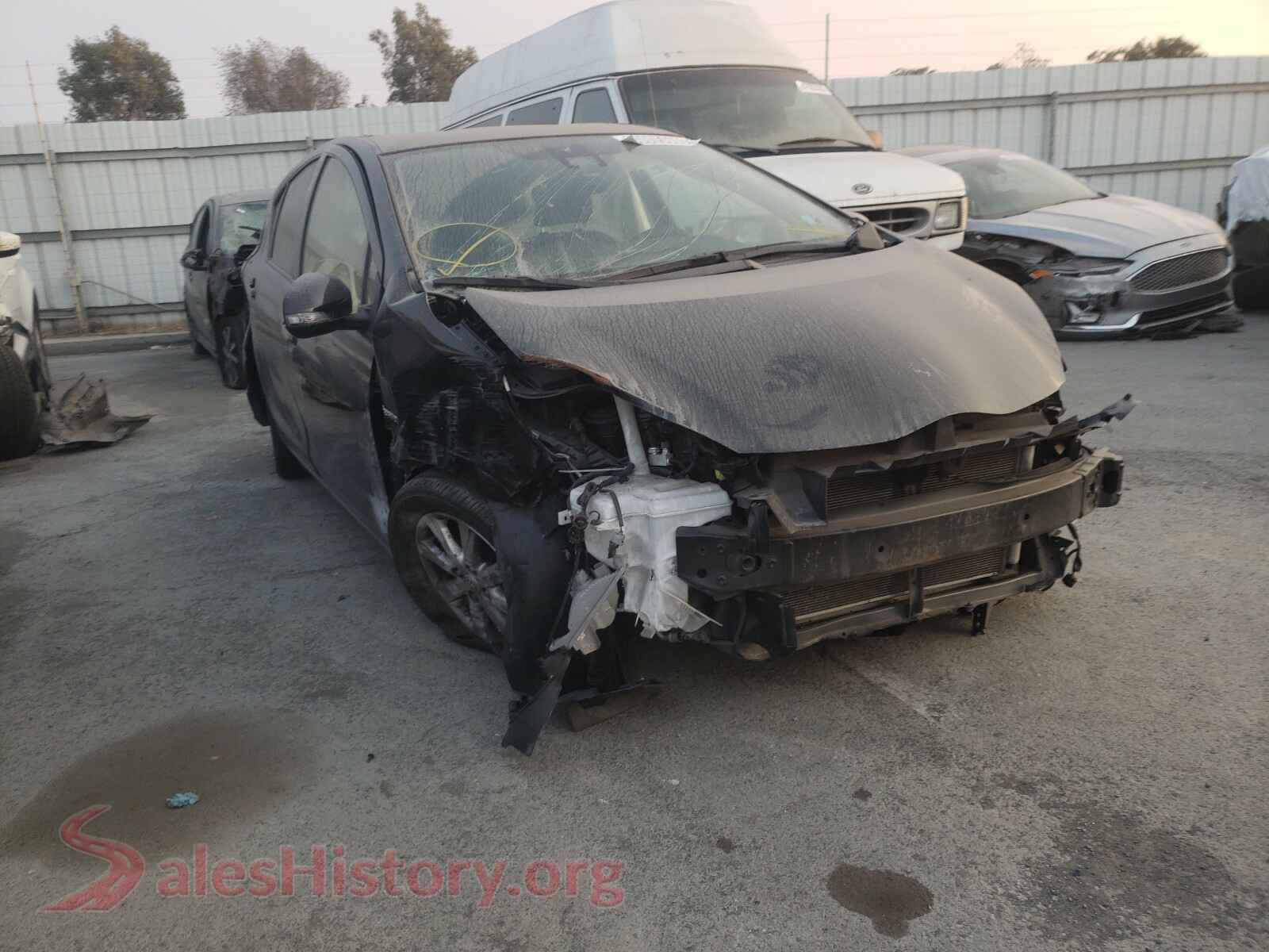 2017 TOYOTA PRIUS — VIN JTDKDTB33H1593834