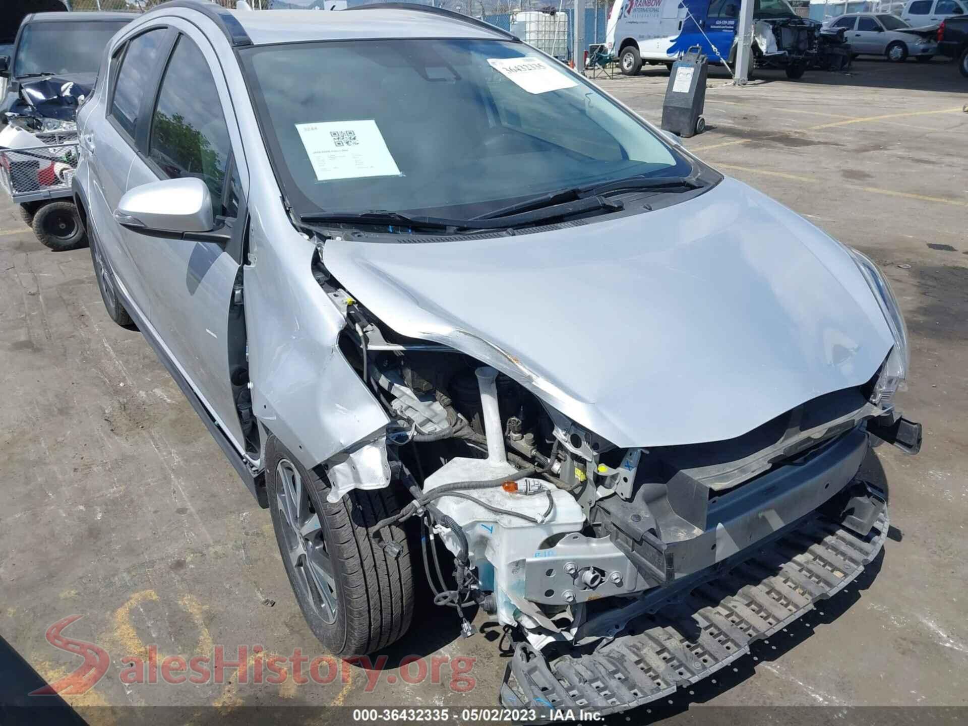2018 TOYOTA PRIUS C — VIN JTDKDTB33J1603414