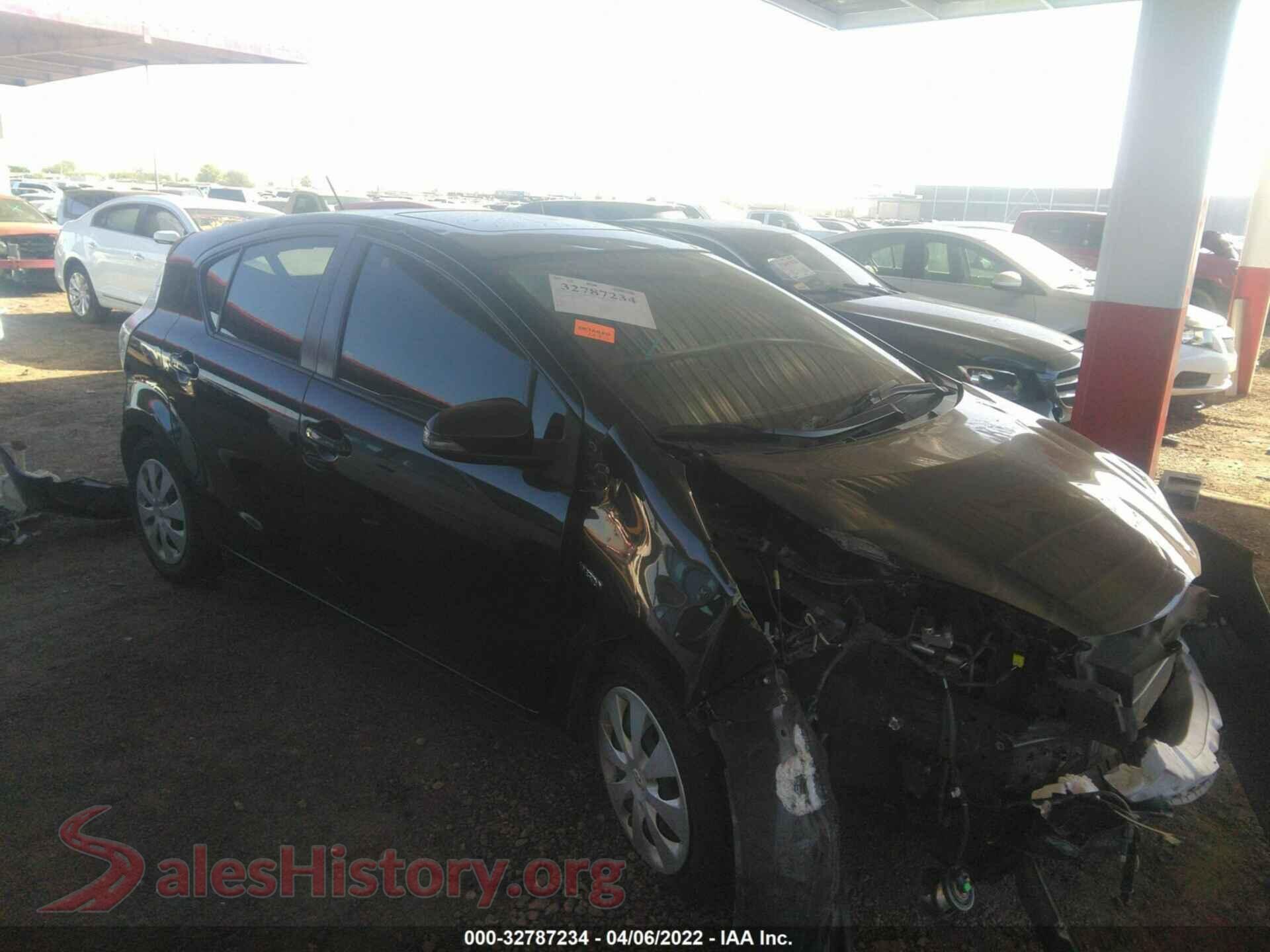 2014 TOYOTA PRIUS C — VIN JTDKDTB34E1069765