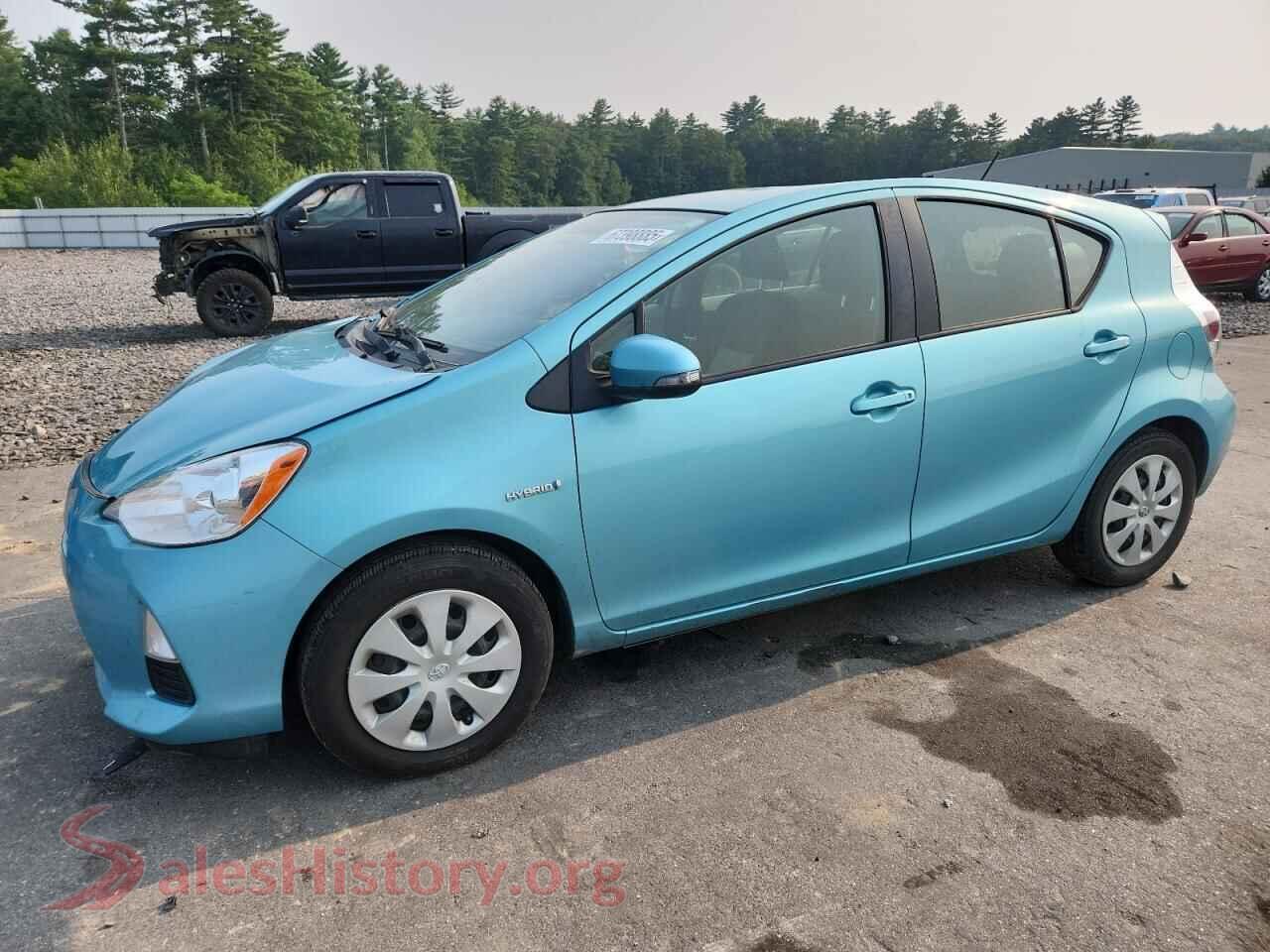 2014 TOYOTA PRIUS — VIN JTDKDTB34E1074738